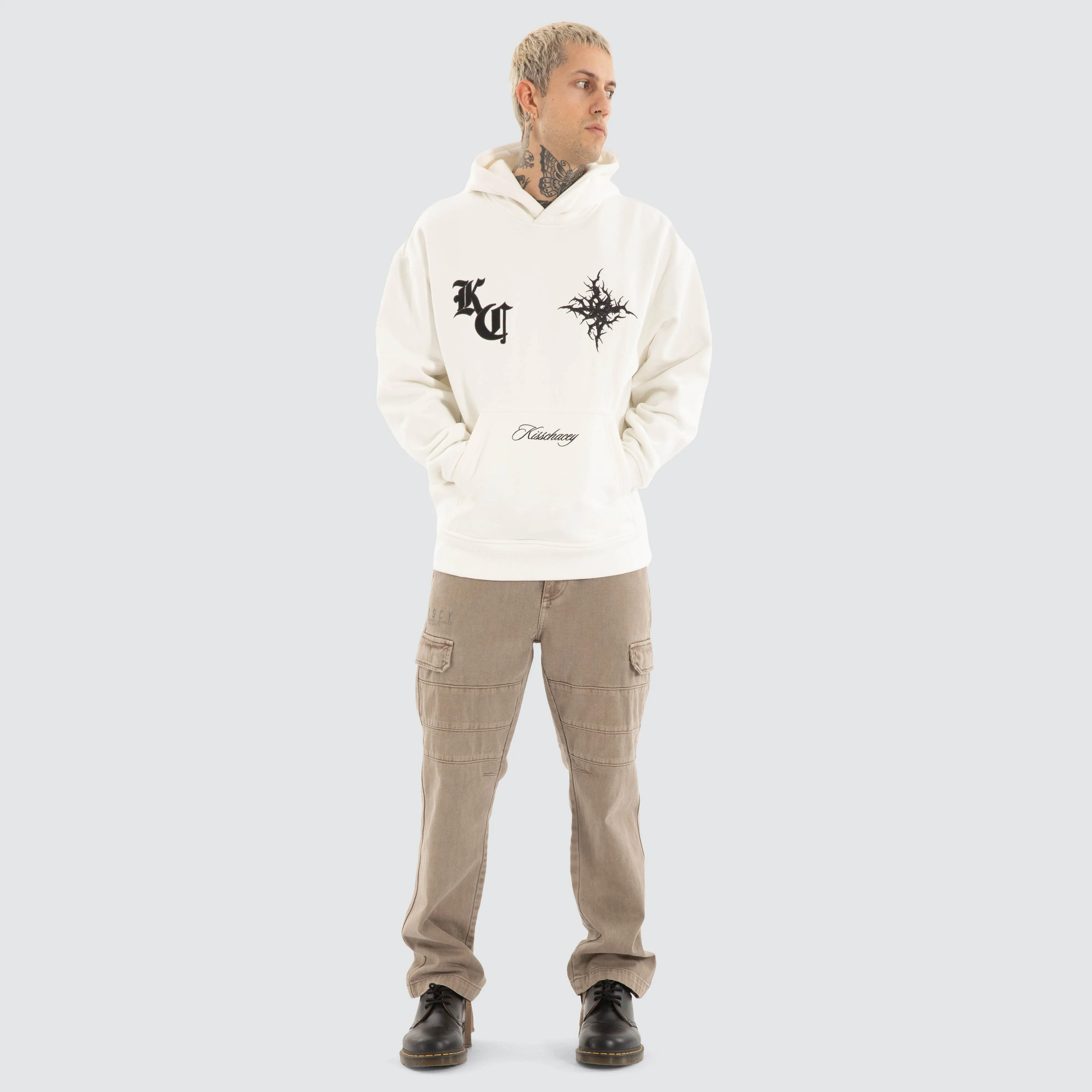 Paragons Relaxed Hoodie Natural White sold by Neverland product image thumbnail 2