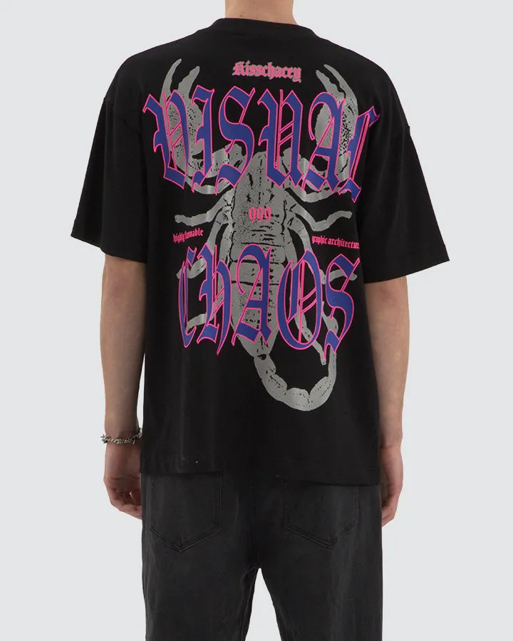 Scorpio Street Tee Jet Black sold by Neverland