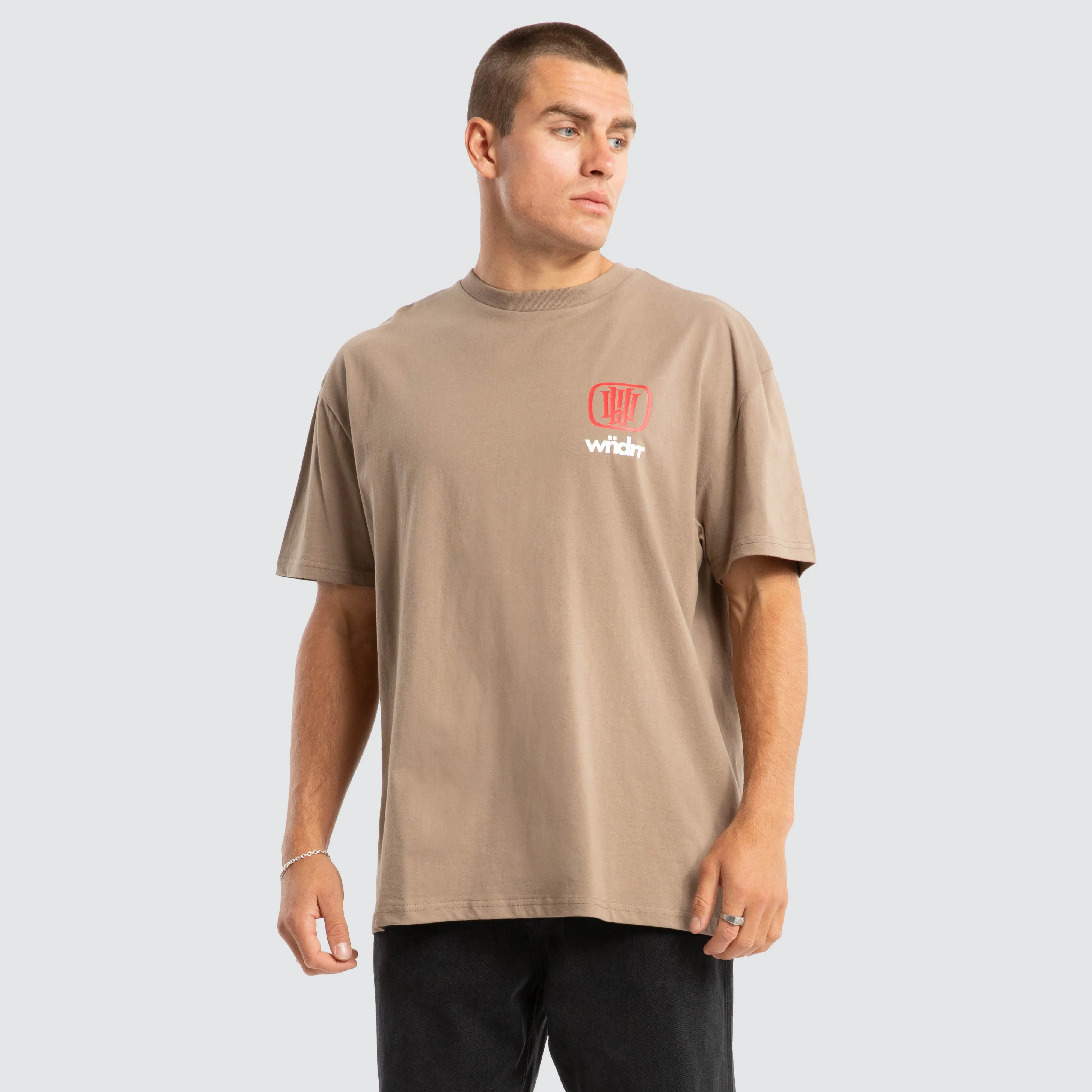 Hondo Box Fit Tee Neutral sold by Neverland product image thumbnail 3
