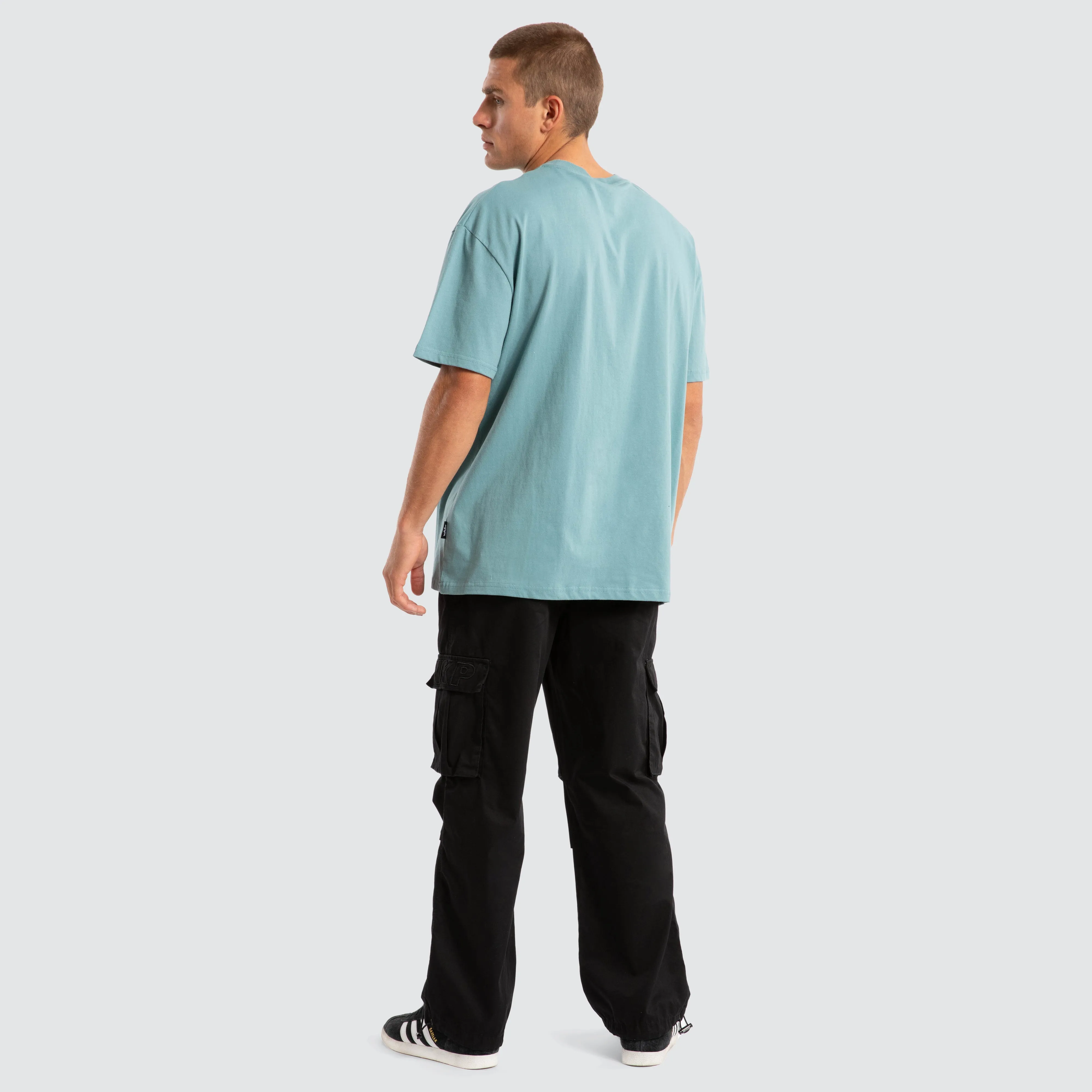 Disturb Box Fit Tee Blue sold by Neverland product image thumbnail 2