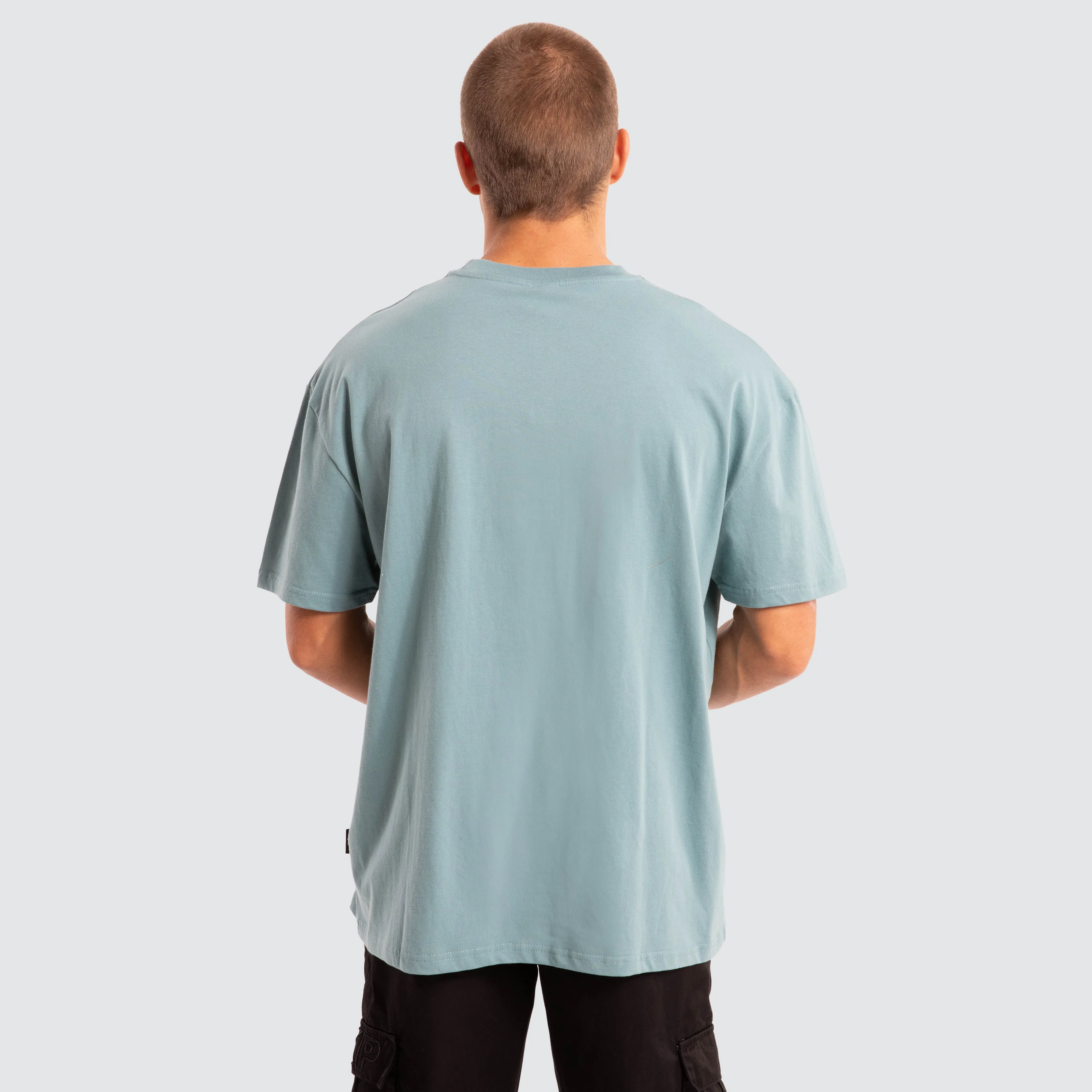 Disturb Box Fit Tee Blue sold by Neverland product image thumbnail 5