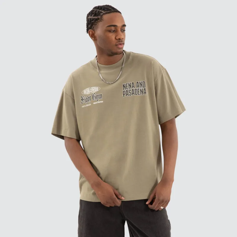 Rattle Raptor Tee Khaki Green made by Neverland