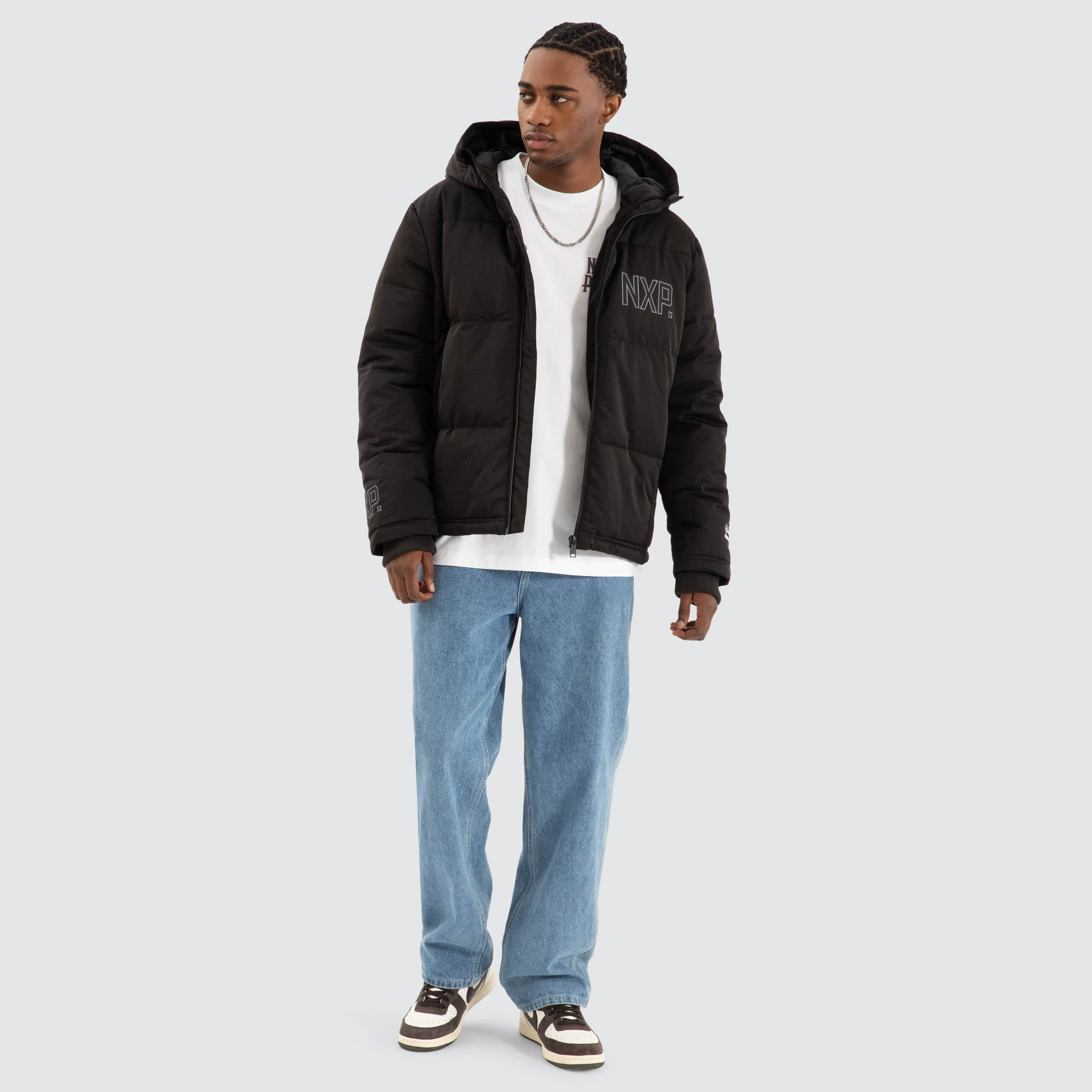 Burden Hooded Puffer Jet Black sold by Neverland product image thumbnail 2