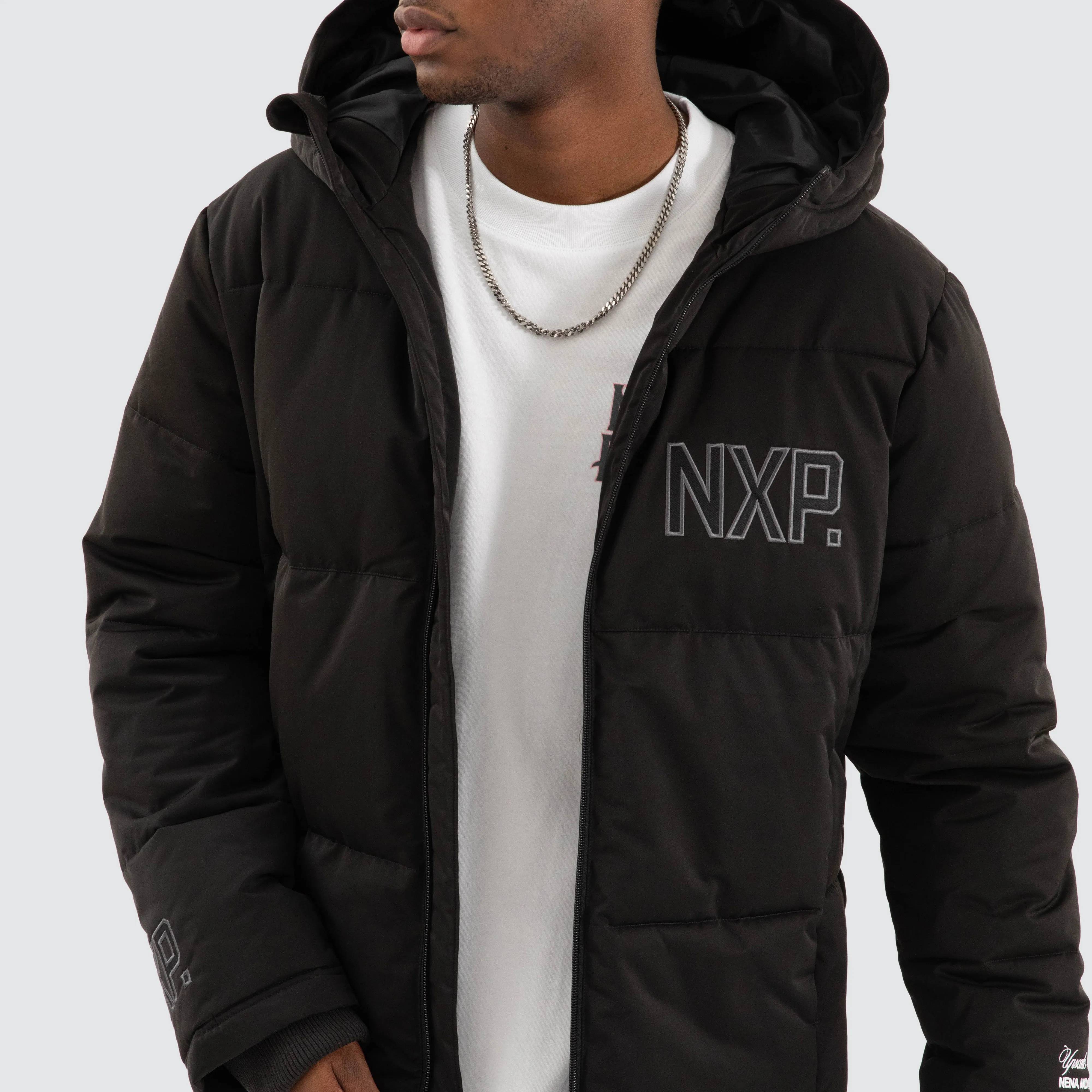 Burden Hooded Puffer Jet Black sold by Neverland product image thumbnail 5