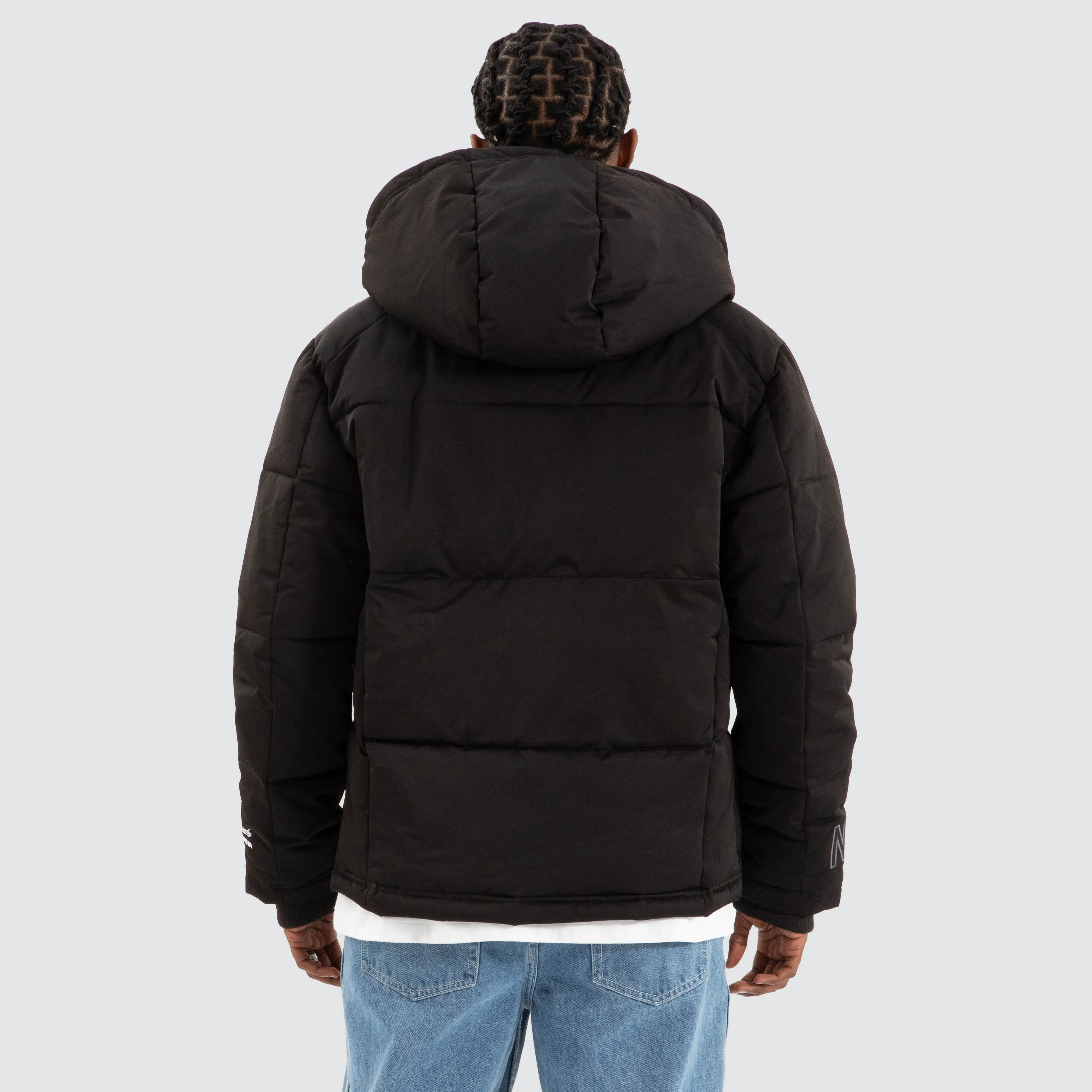 Burden Hooded Puffer Jet Black sold by Neverland product image thumbnail 3