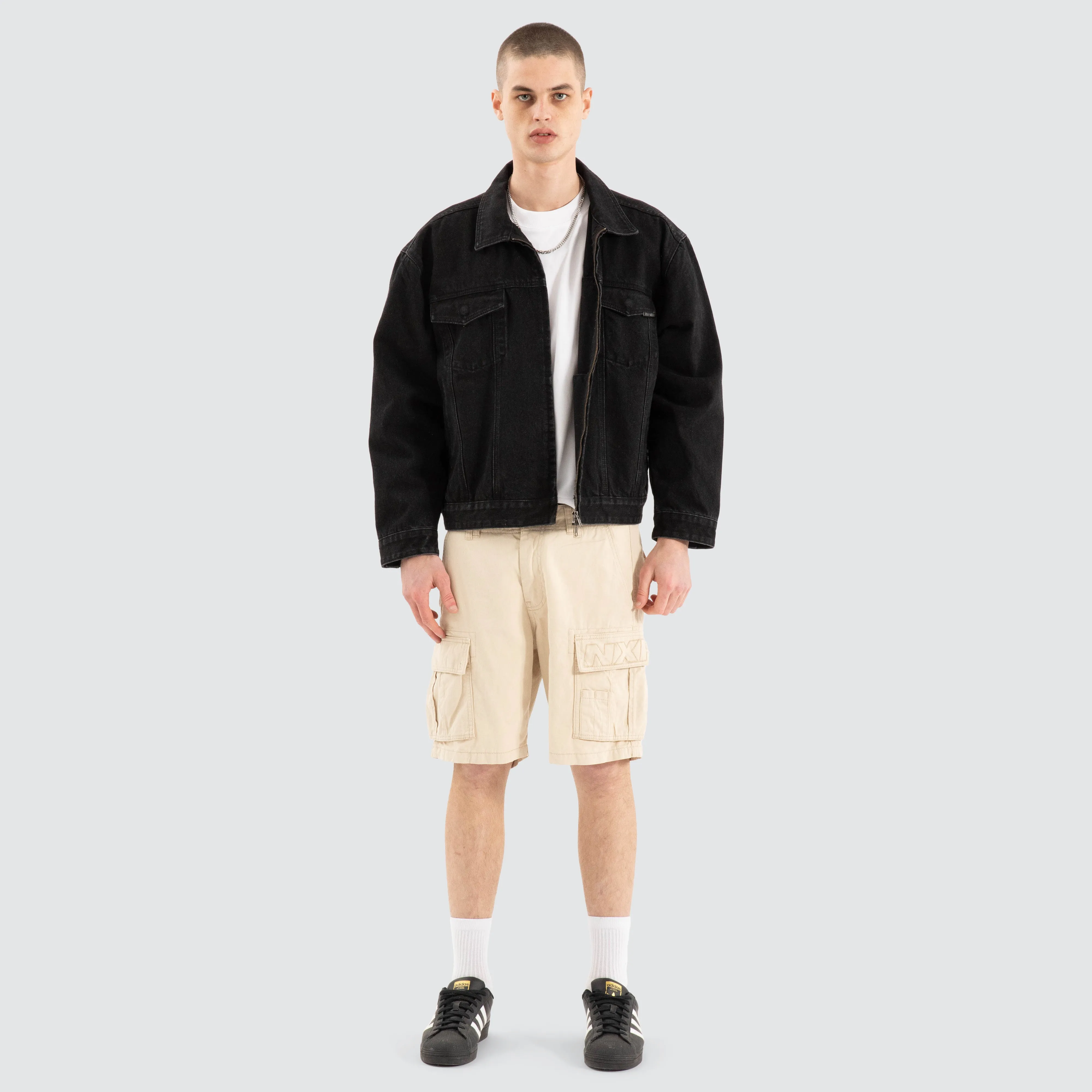 Divide Denim Jacket Jet Black sold by Neverland product image thumbnail 2