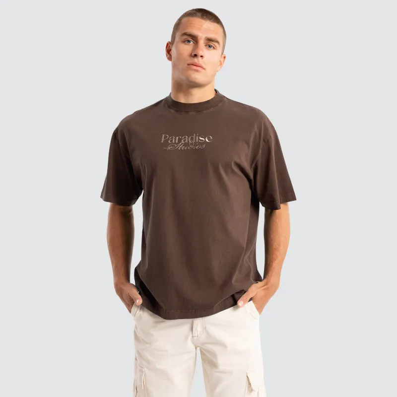 Merch Street Tee Pigment Chocolate sold by Neverland