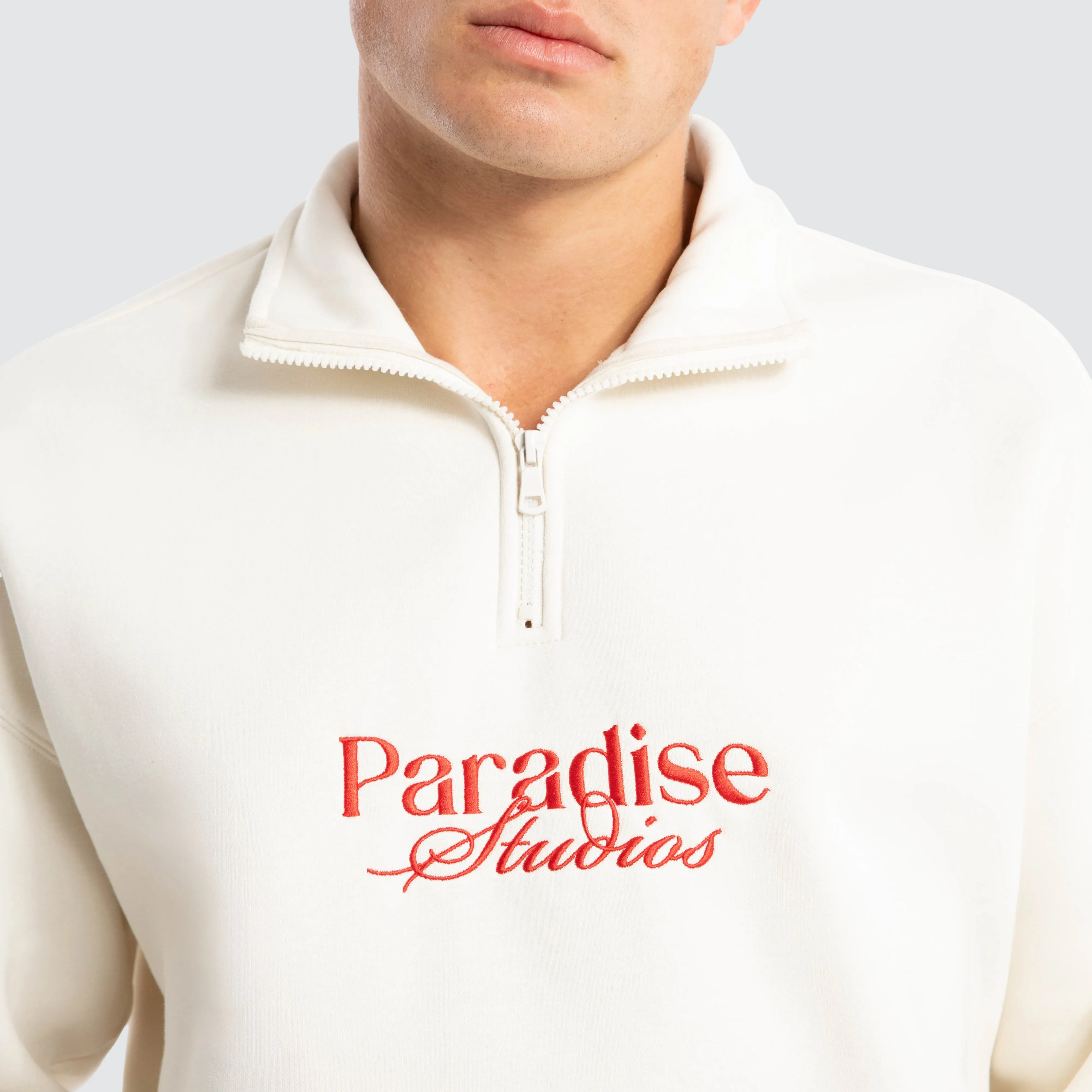 Merch Quarter Zip Jumper Tofu sold by Neverland product image thumbnail 5