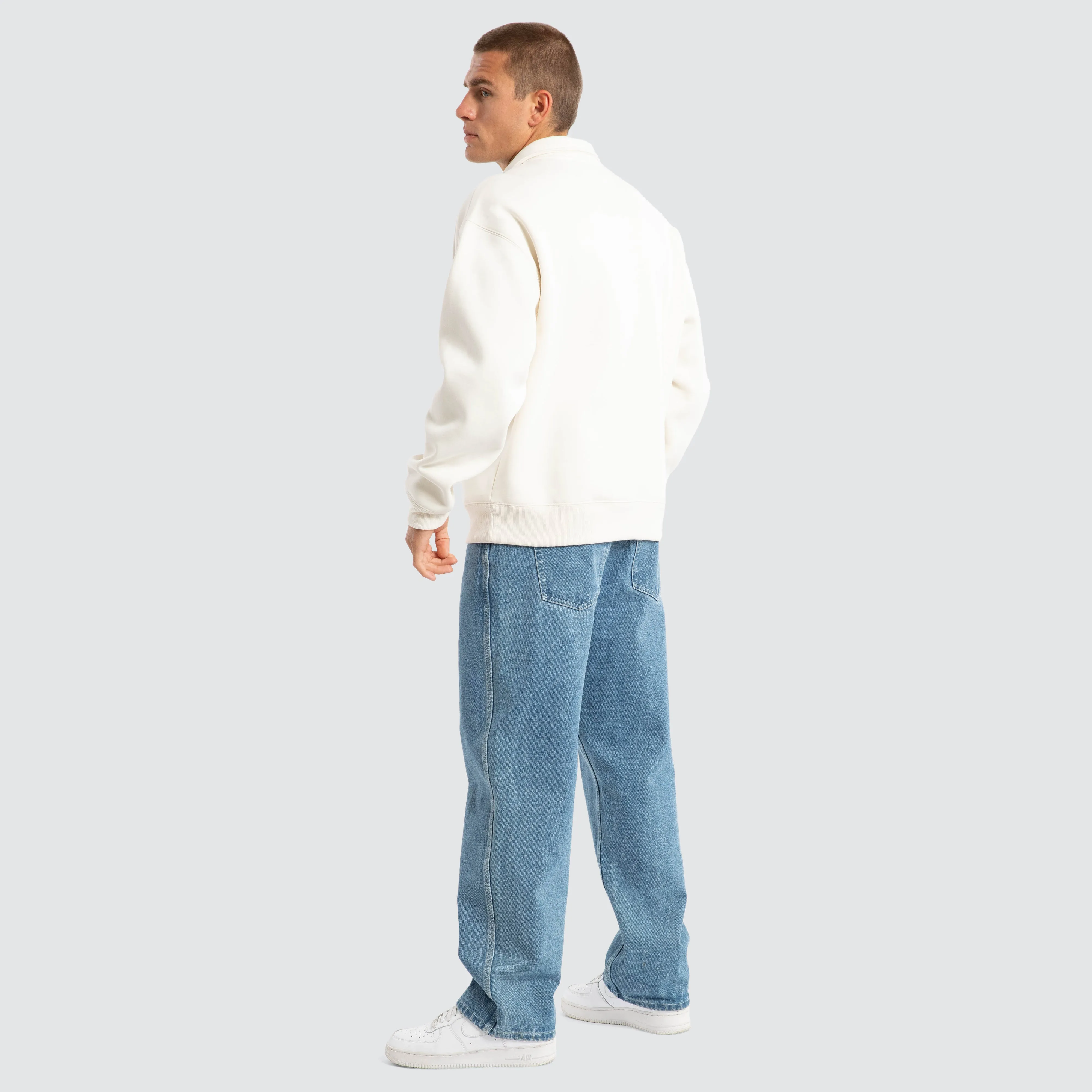 Merch Quarter Zip Jumper Tofu sold by Neverland product image thumbnail 4