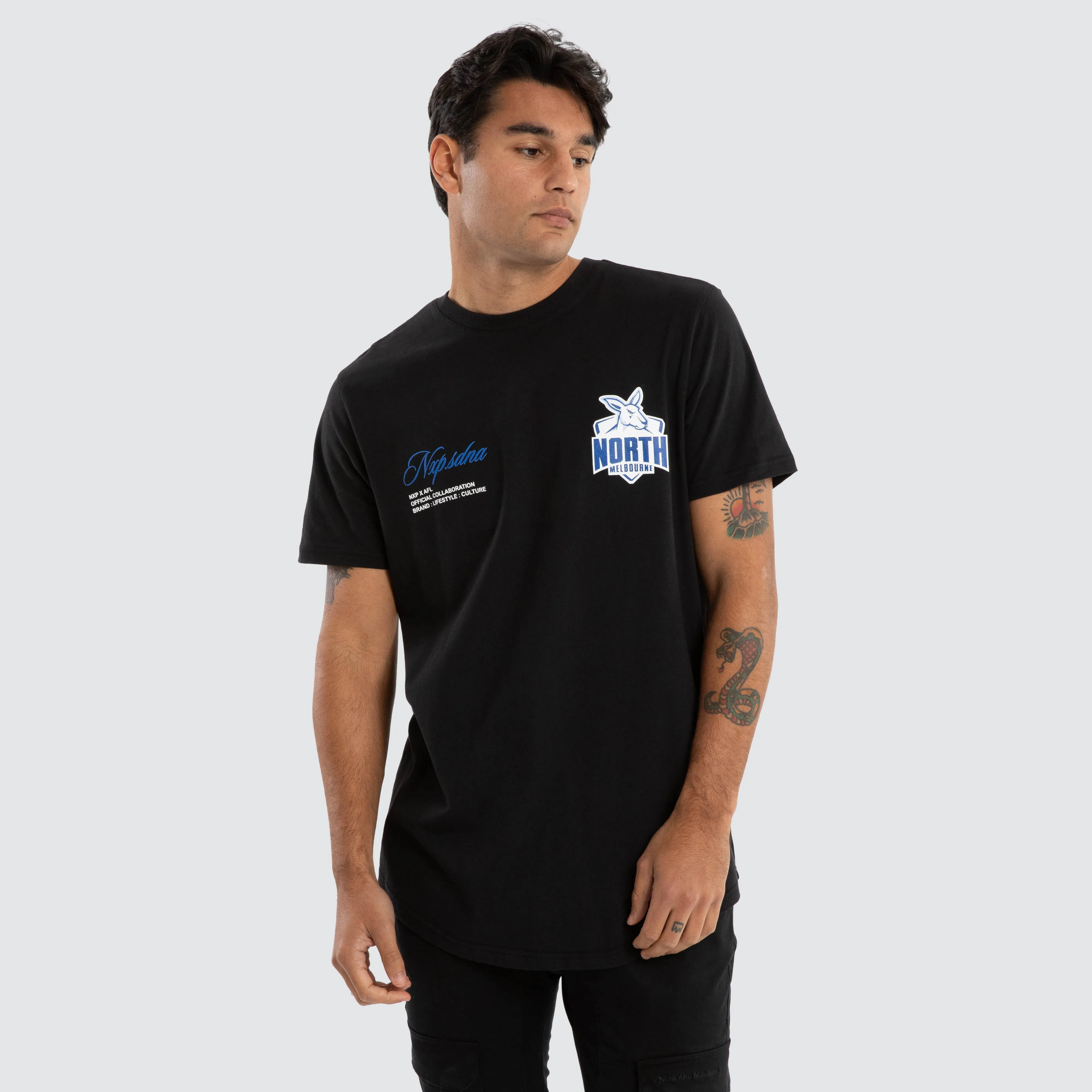 North Melbourne Kangaroos AFL Prime Tee Jet Black sold by Neverland product image thumbnail 2