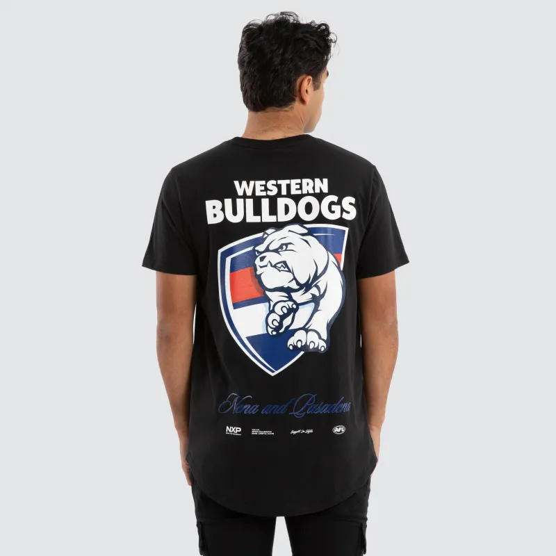 Western Bulldogs AFL Prime Tee Jet Black sold by Neverland