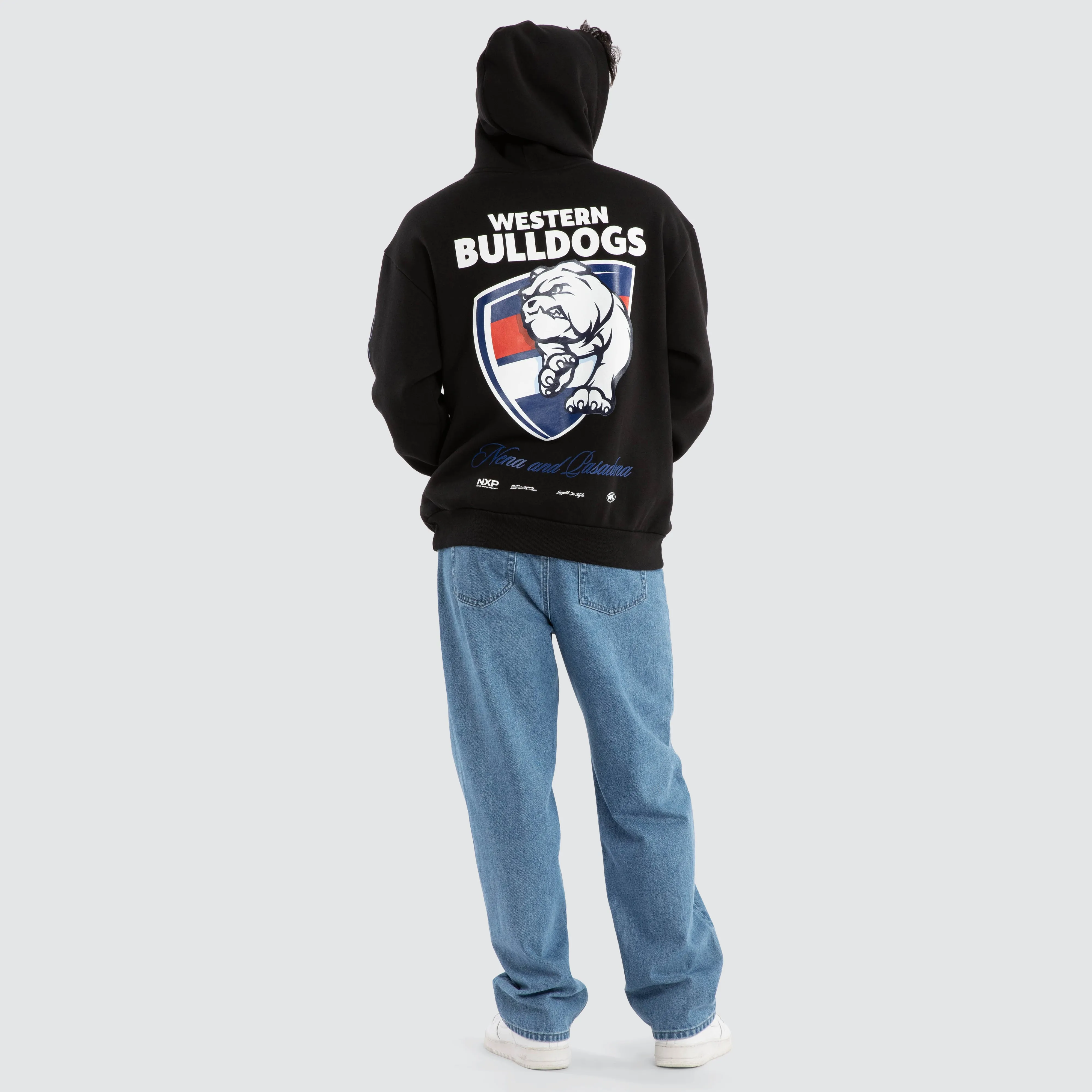 Western Bulldogs AFL Season Hoodie Jet Black sold by Neverland product image thumbnail 4