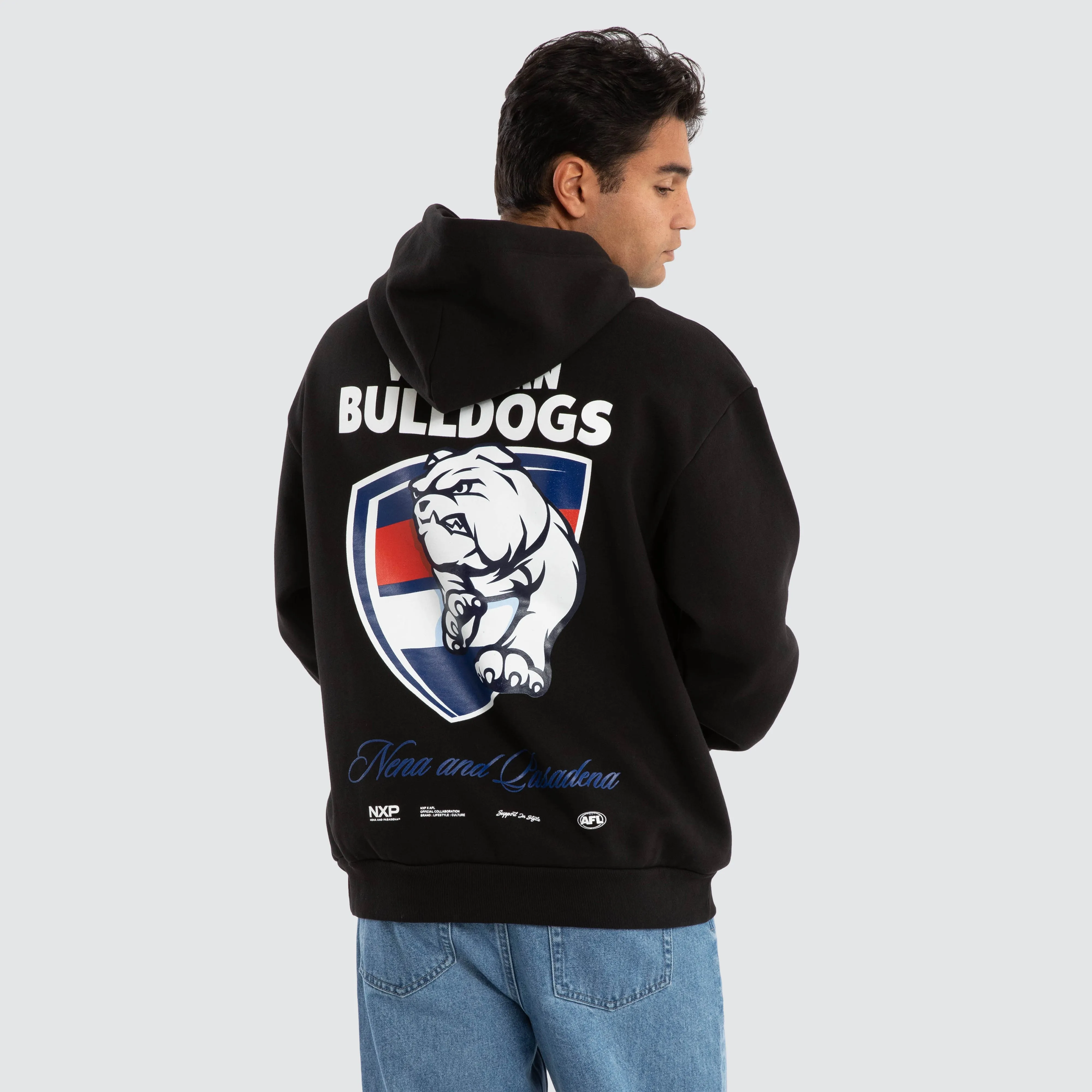 Western Bulldogs AFL Season Hoodie Jet Black sold by Neverland