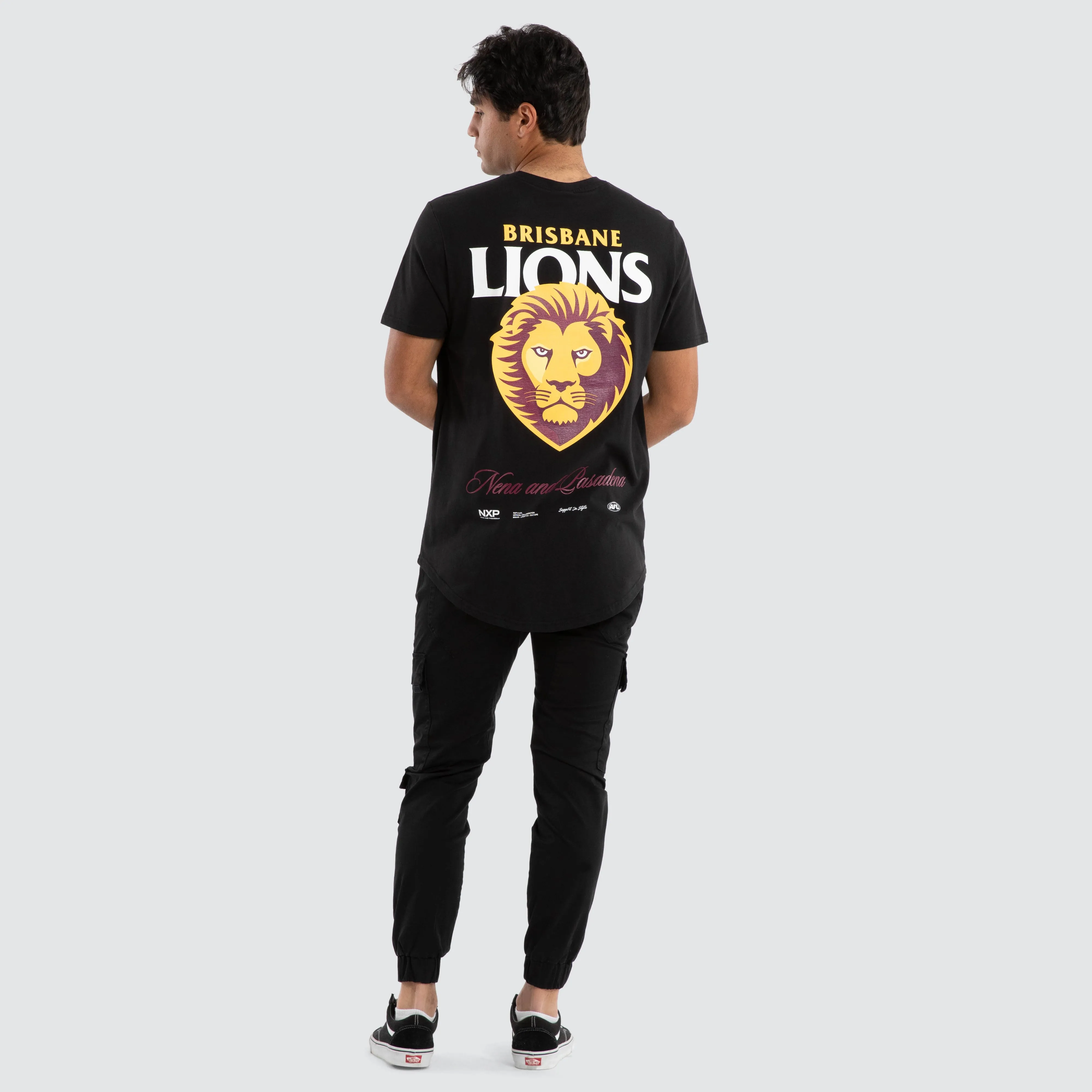 Brisbane Lions AFL Lions AFL Prime Tee Jet Black sold by Neverland product image thumbnail 5