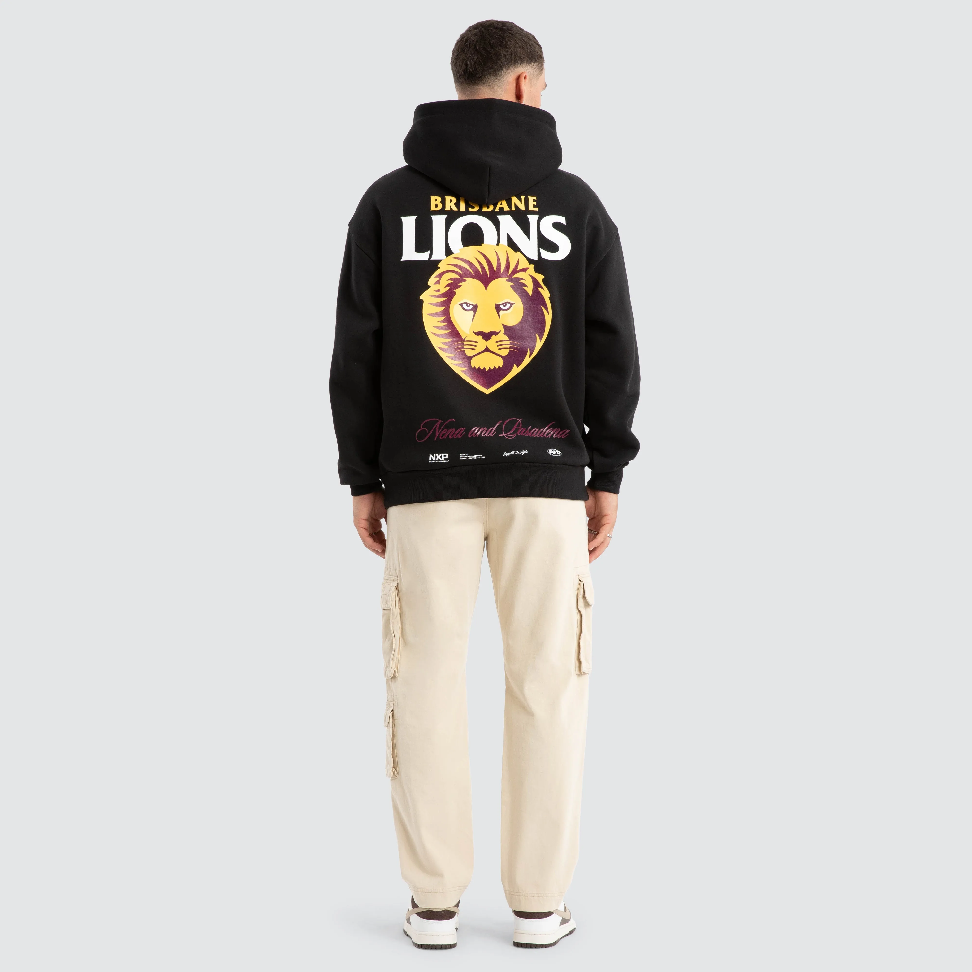 Brisbane Lions AFL Season Hoodie Jet Black sold by Neverland product image thumbnail 5