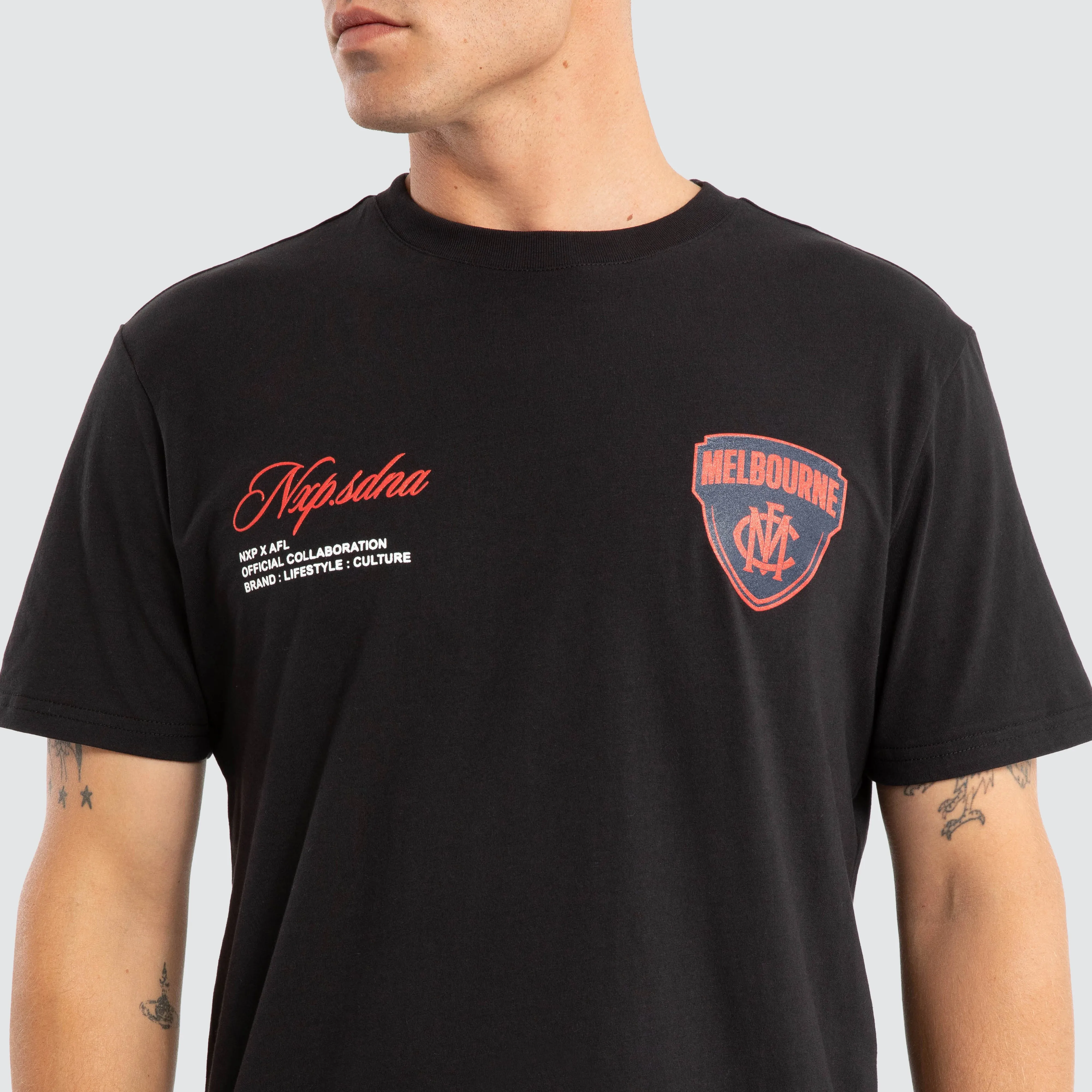 Melbourne Demons AFL Prime Tee Jet Black sold by Neverland product image thumbnail 3