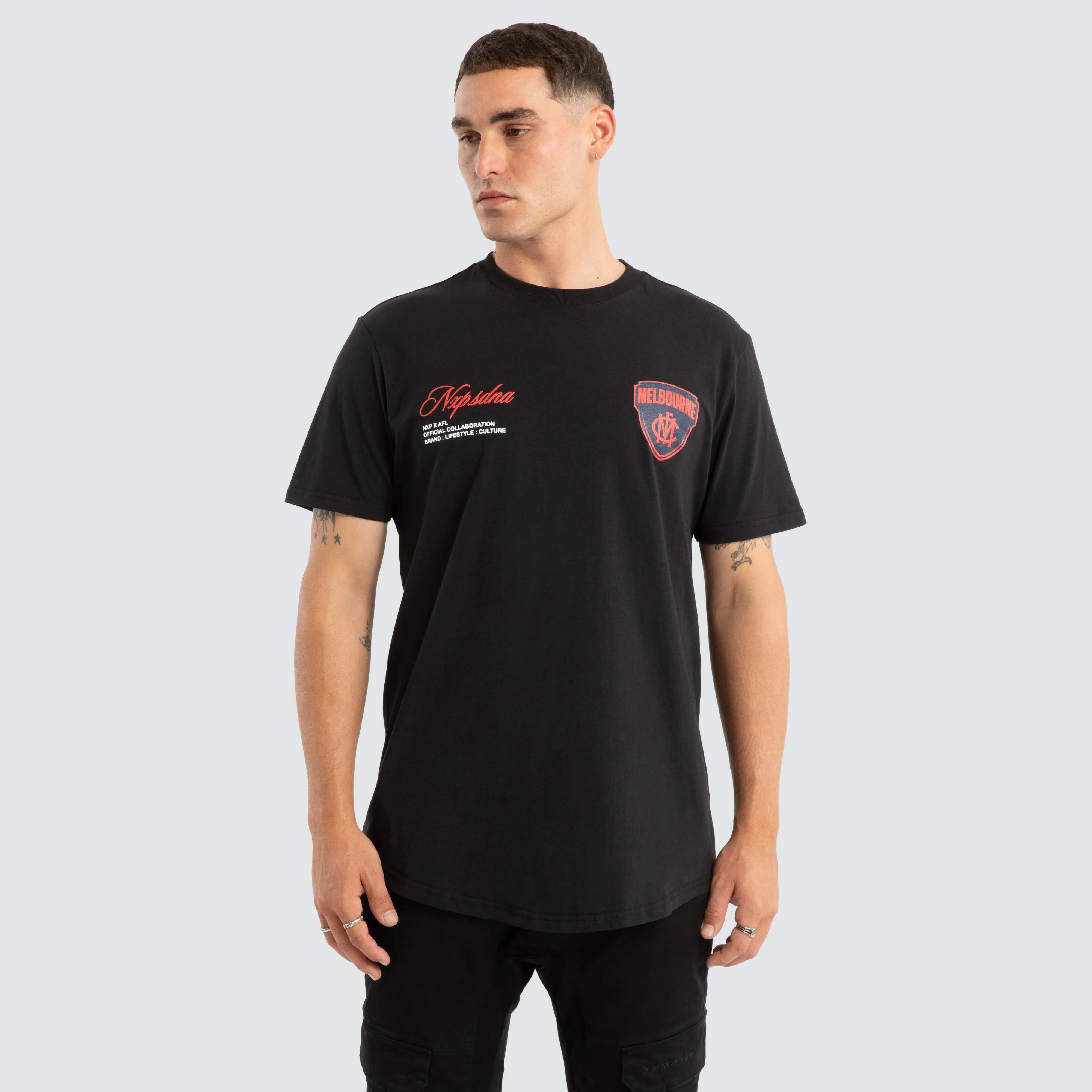 Melbourne Demons AFL Prime Tee Jet Black sold by Neverland product image thumbnail 2
