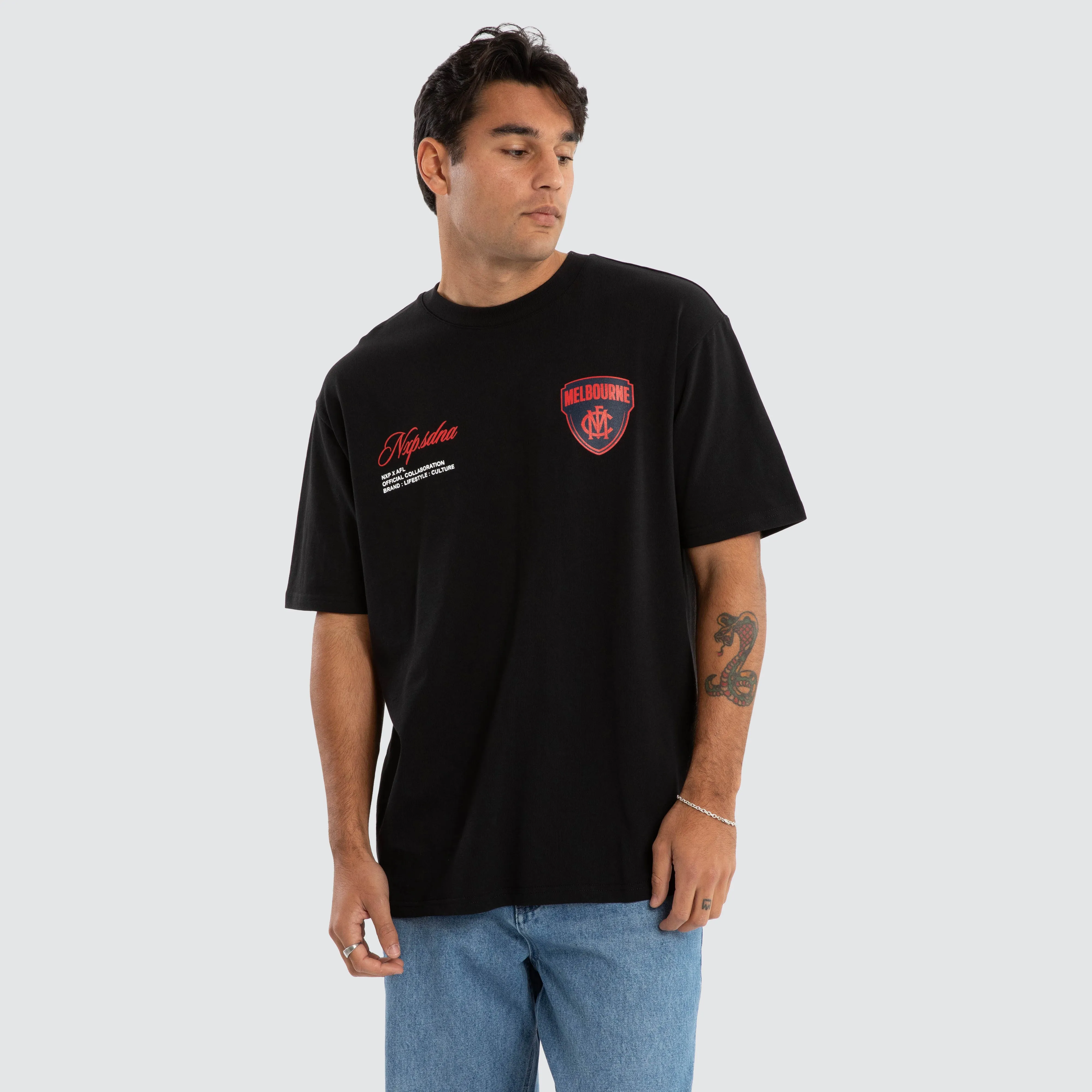 Melbourne Demons AFL Season Tee Jet Black sold by Neverland product image thumbnail 2