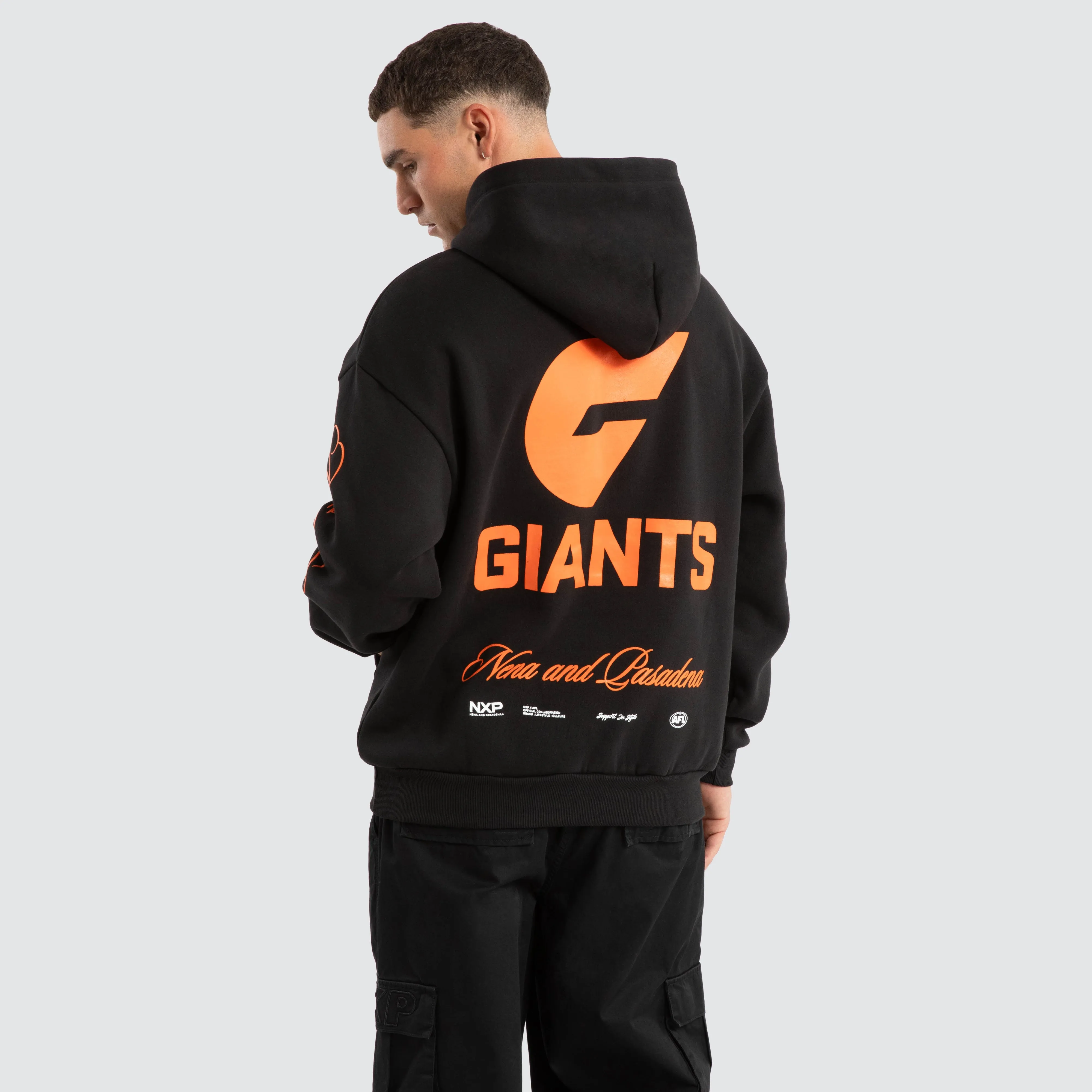 GWS Giants AFL Season Hoodie Jet Black sold by Neverland