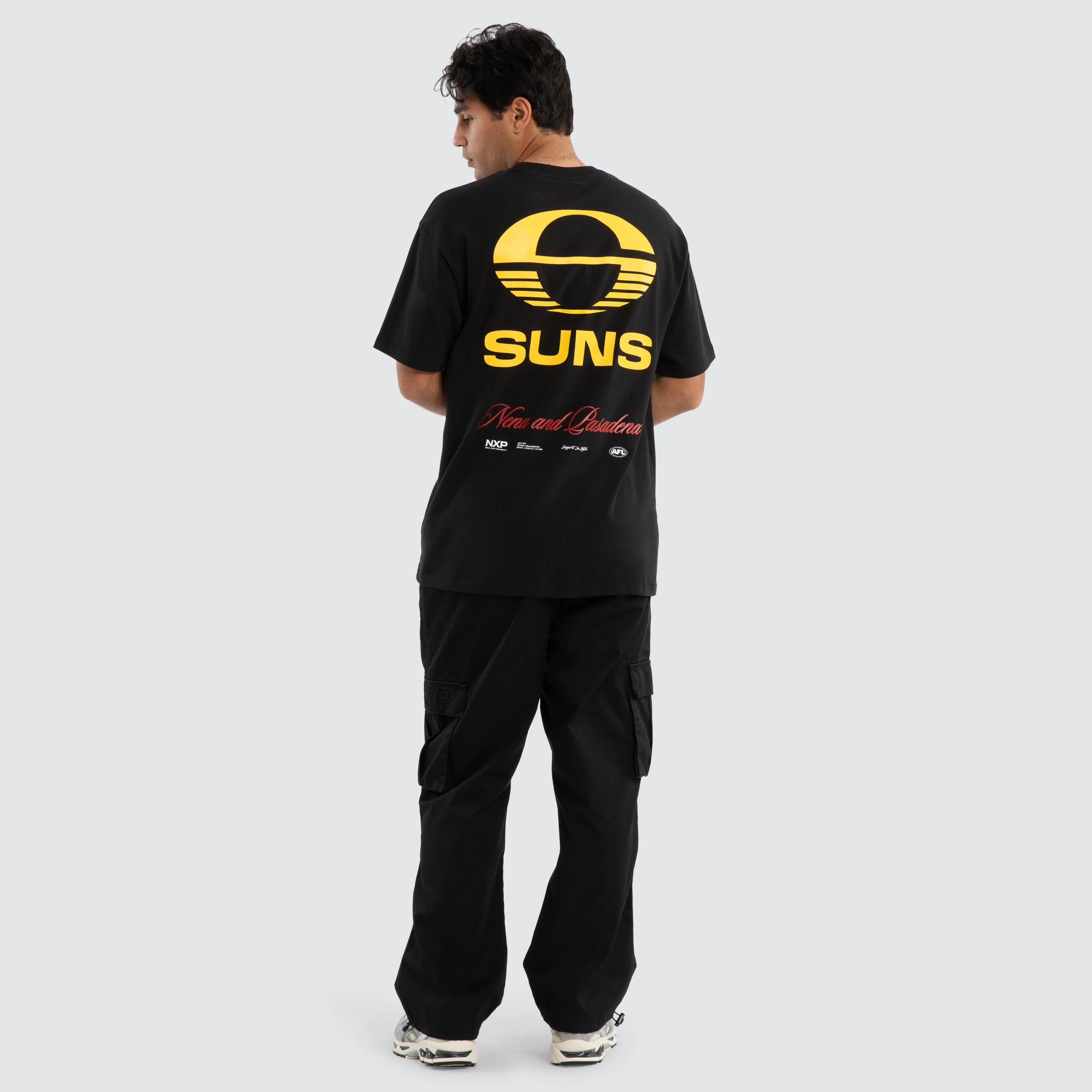 Gold Coast Suns AFL Season Tee Jet Black sold by Neverland product image thumbnail 5