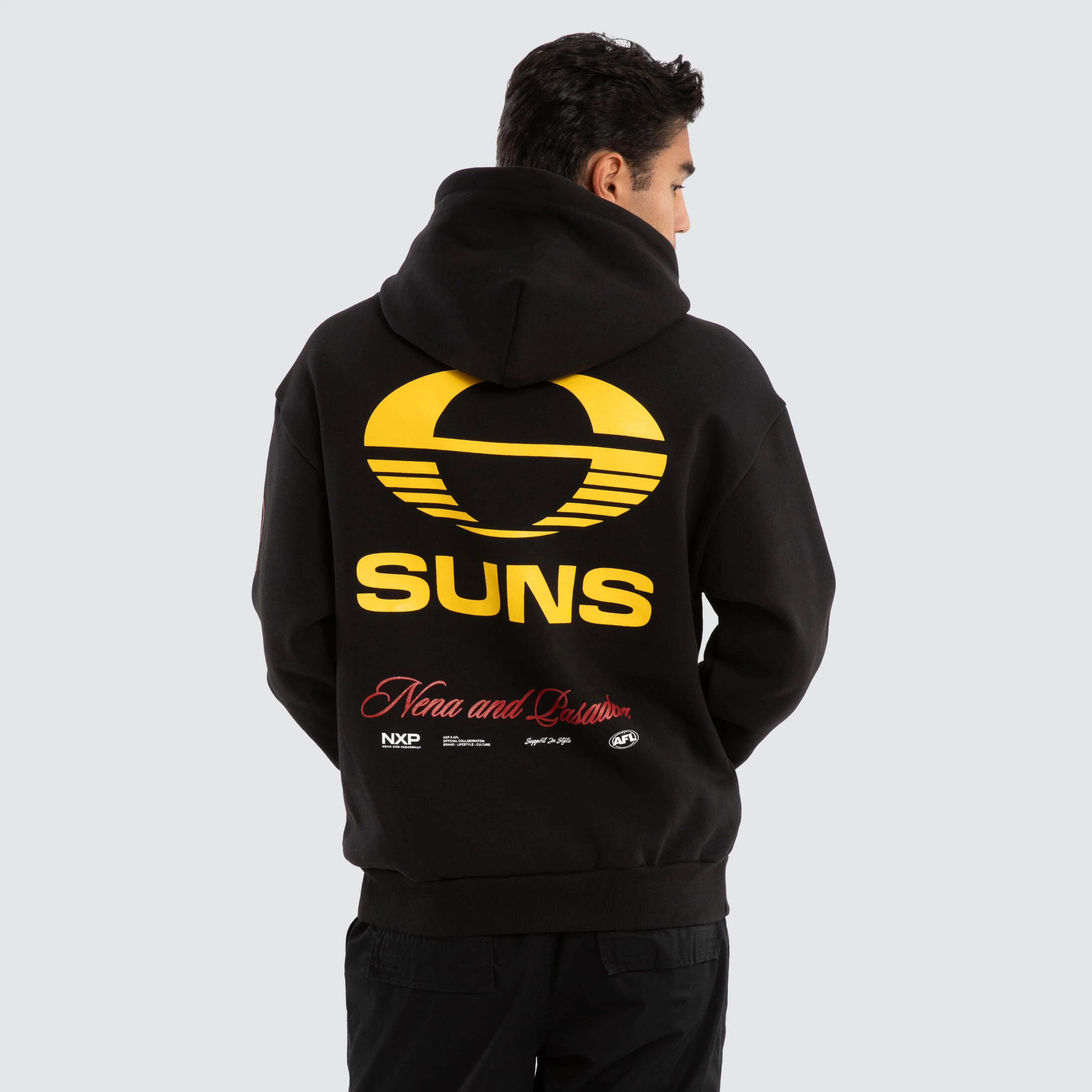 Gold Coast Suns AFL Season Hoodie Jet Black sold by Neverland
