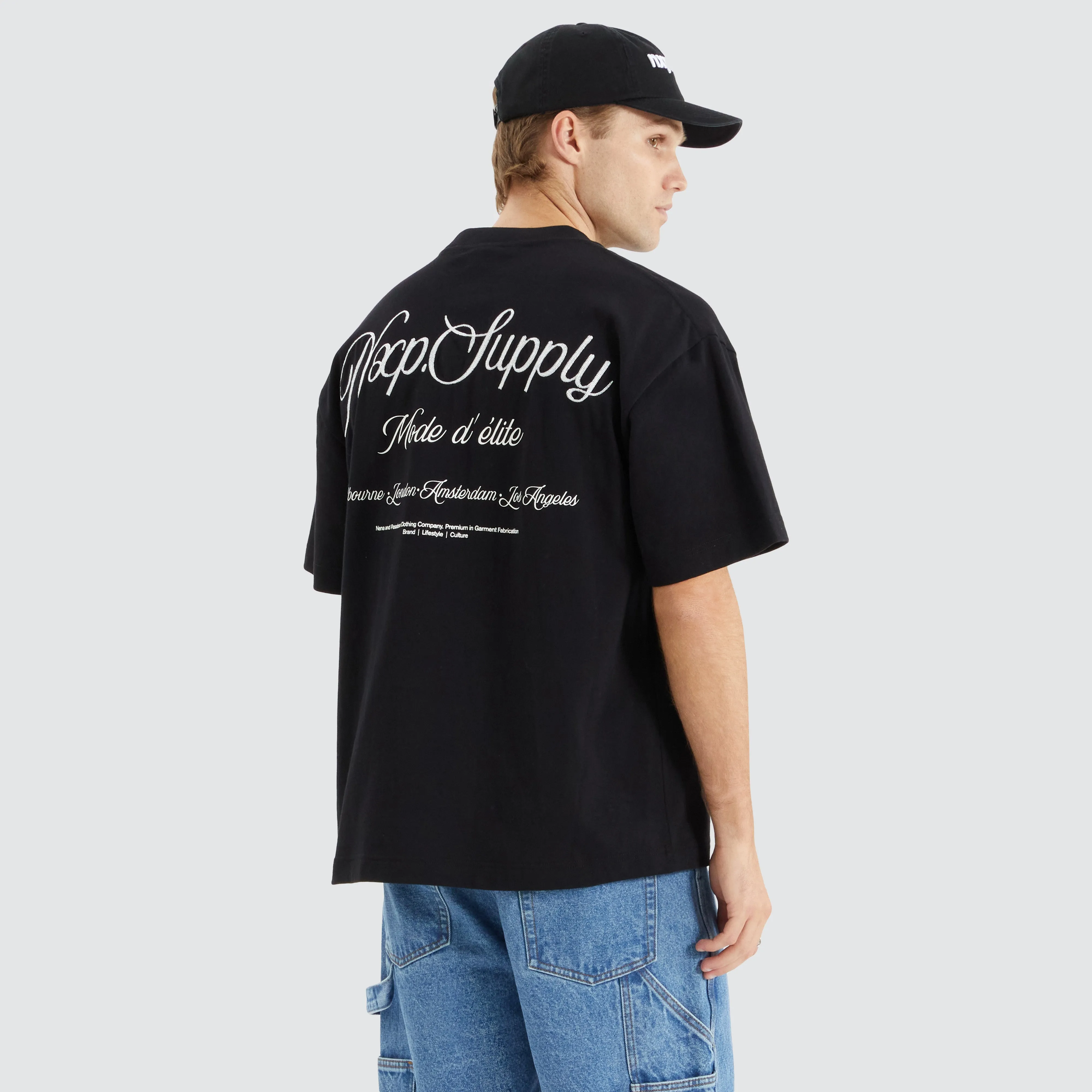 Index Heavy Street Tee Jet Black sold by Neverland