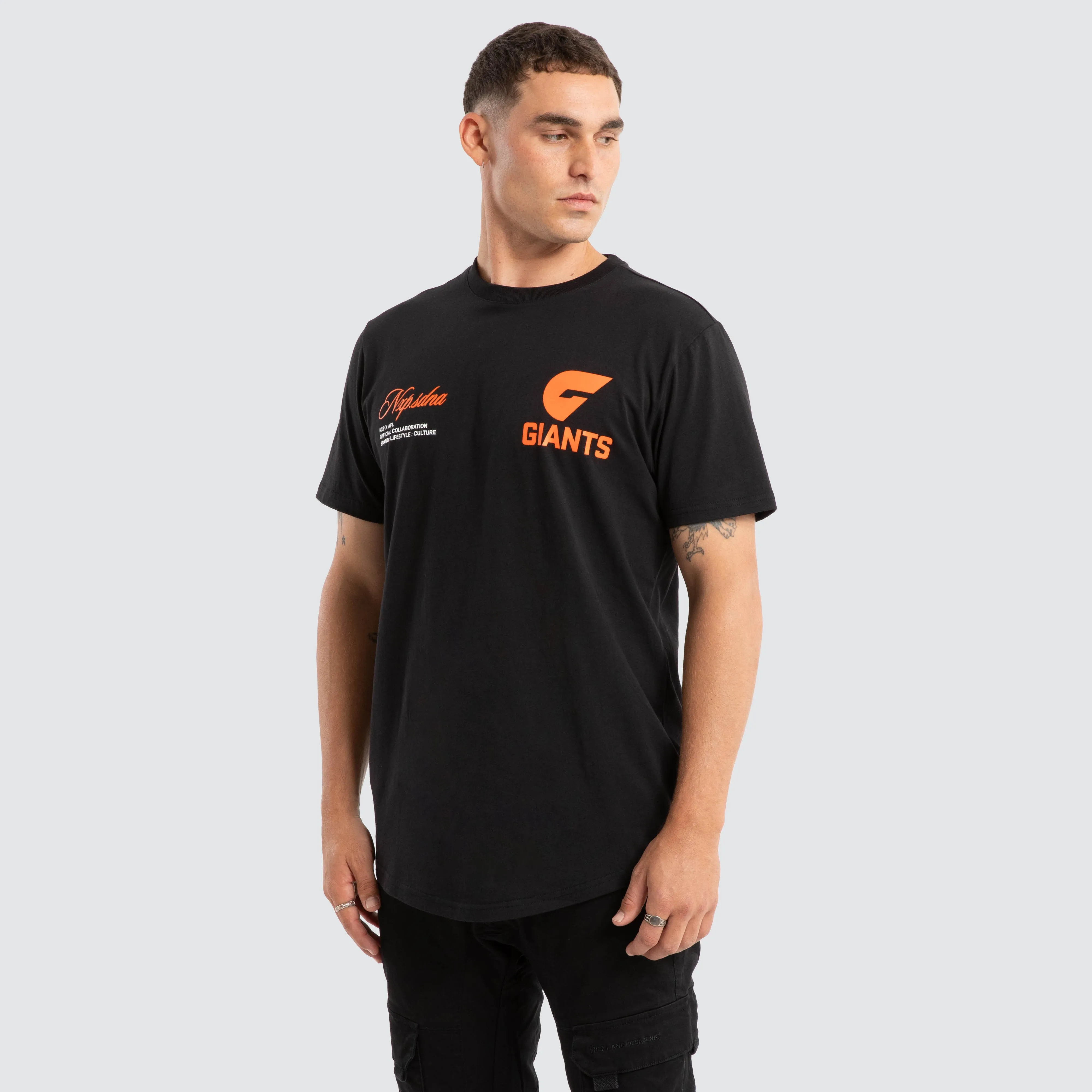 GWS Giants AFL Prime Tee Jet Black sold by Neverland product image thumbnail 4