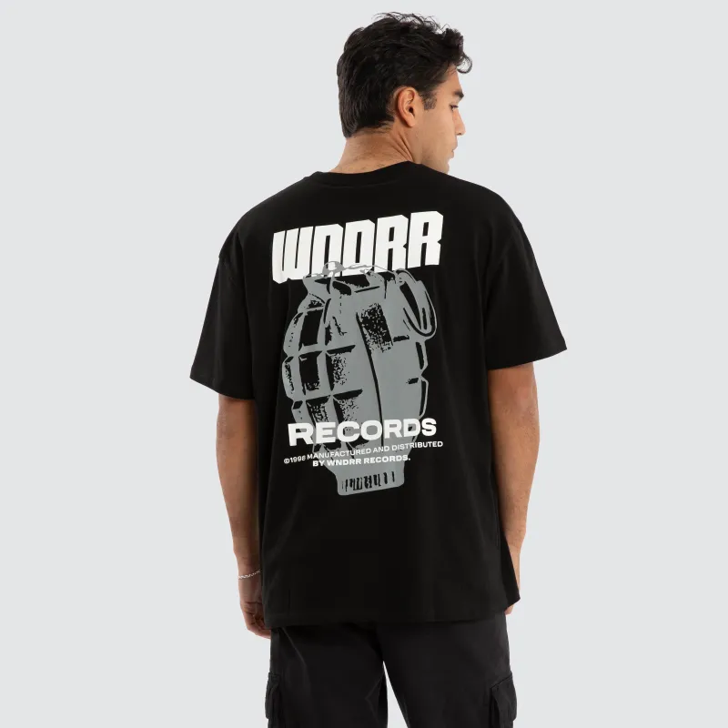 Grenade Box Fit Tee Black sold by Neverland