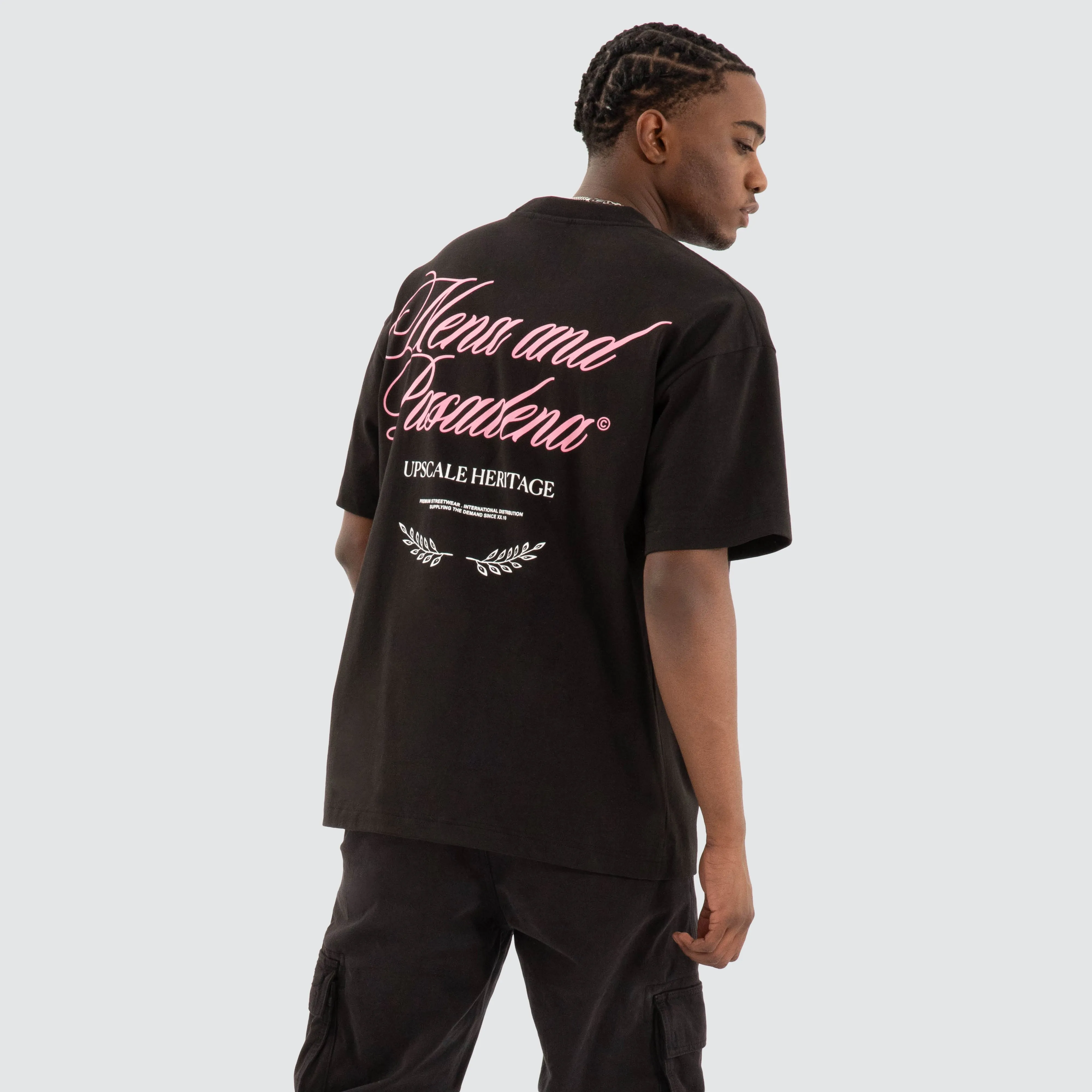 Gentlemen Raptor Tee Jet black sold by Neverland