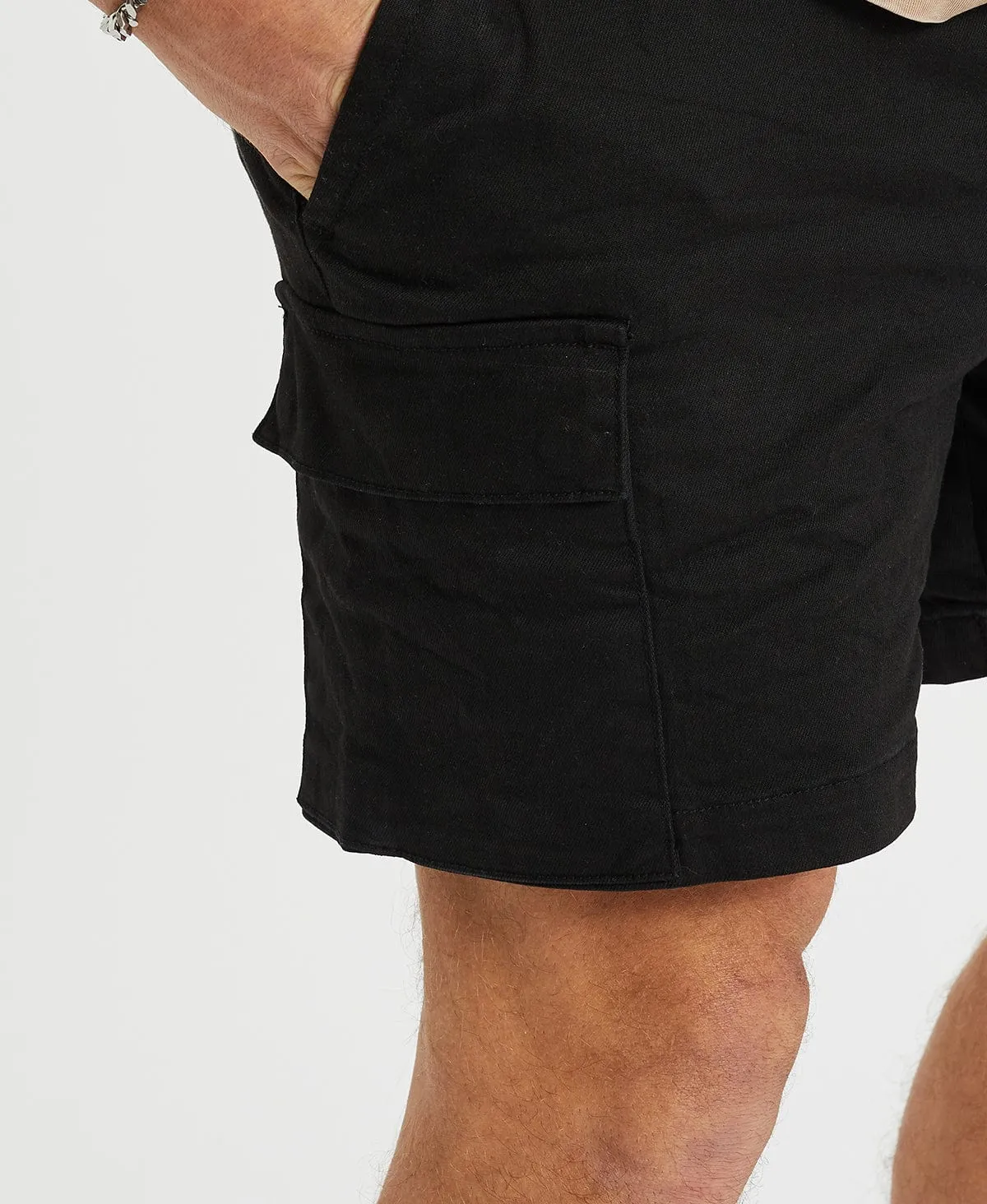 Rampage Cargo Shorts Jet Black sold by Neverland product image thumbnail 3