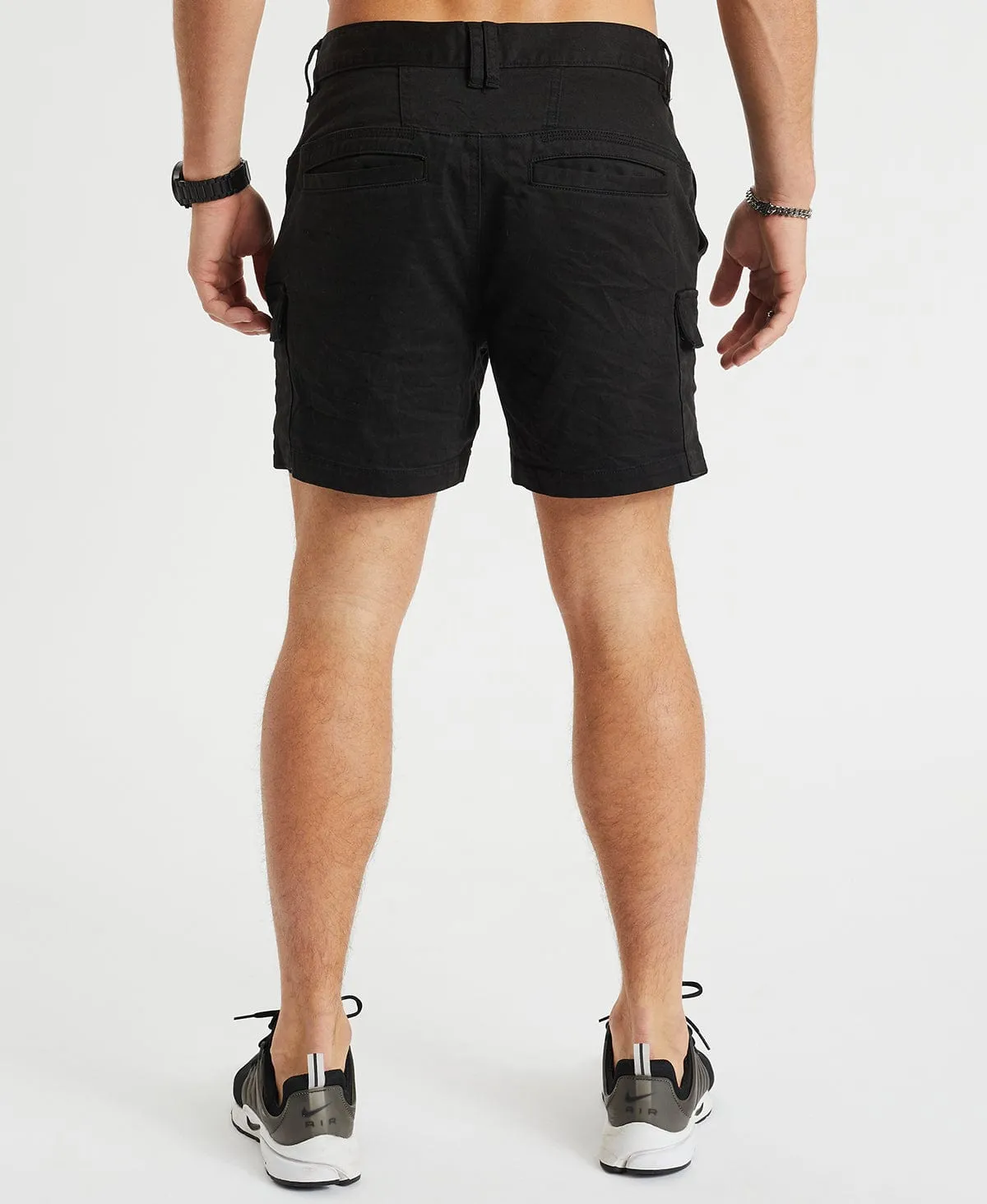 Rampage Cargo Shorts Jet Black sold by Neverland product image thumbnail 4