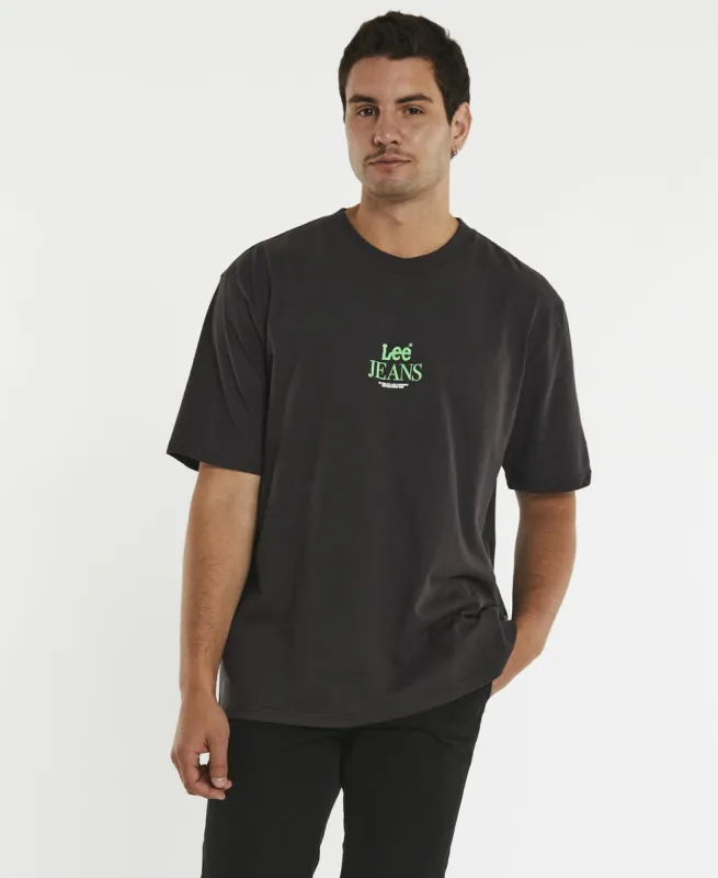 Puff Baggy T-Shirt Worn Black sold by Neverland