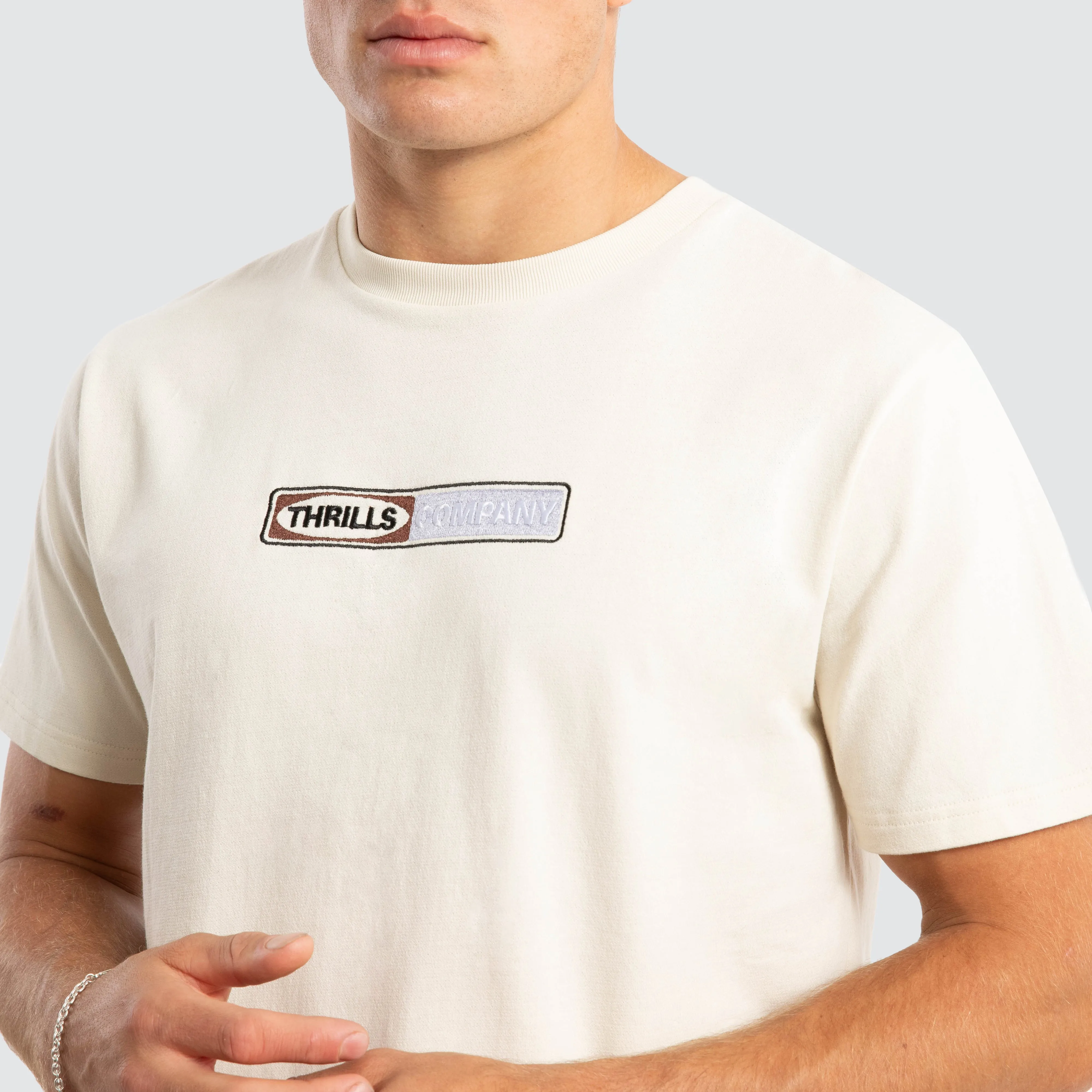 Locked In Merch Fit Tee White sold by Neverland product image thumbnail 3