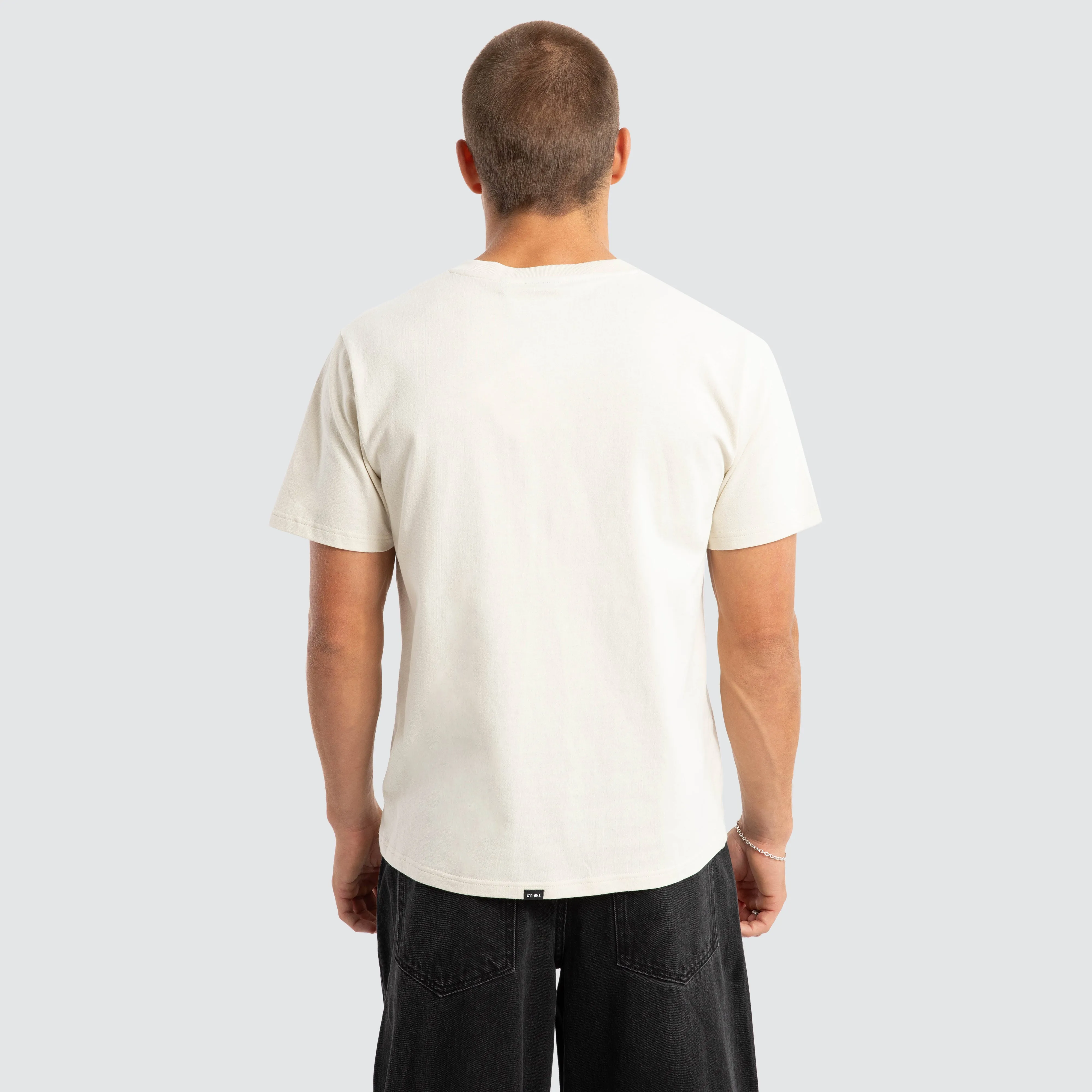 Locked In Merch Fit Tee White sold by Neverland product image thumbnail 5