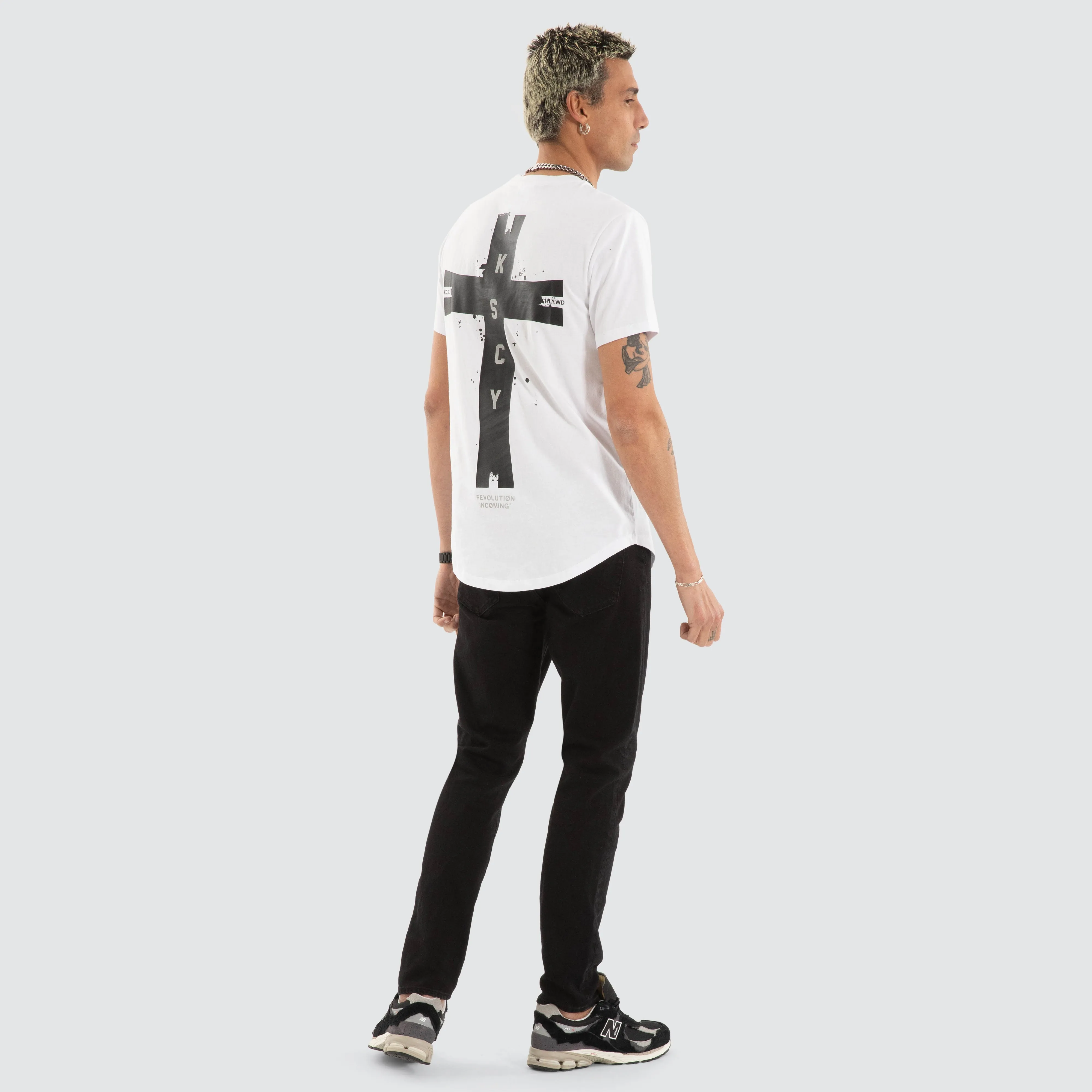 Decay Dual Curved Tee White sold by Neverland product image thumbnail 4