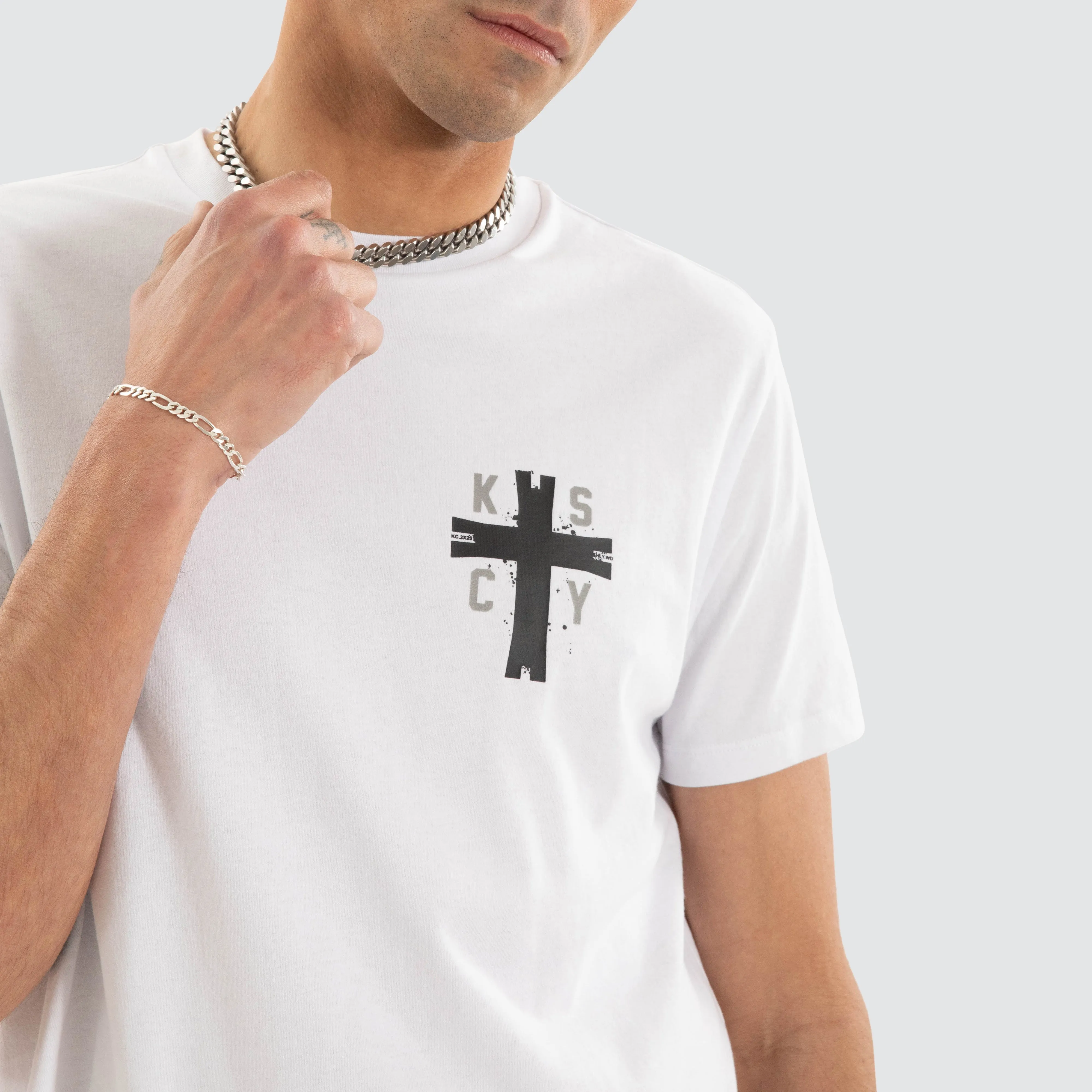 Decay Dual Curved Tee White sold by Neverland product image thumbnail 5