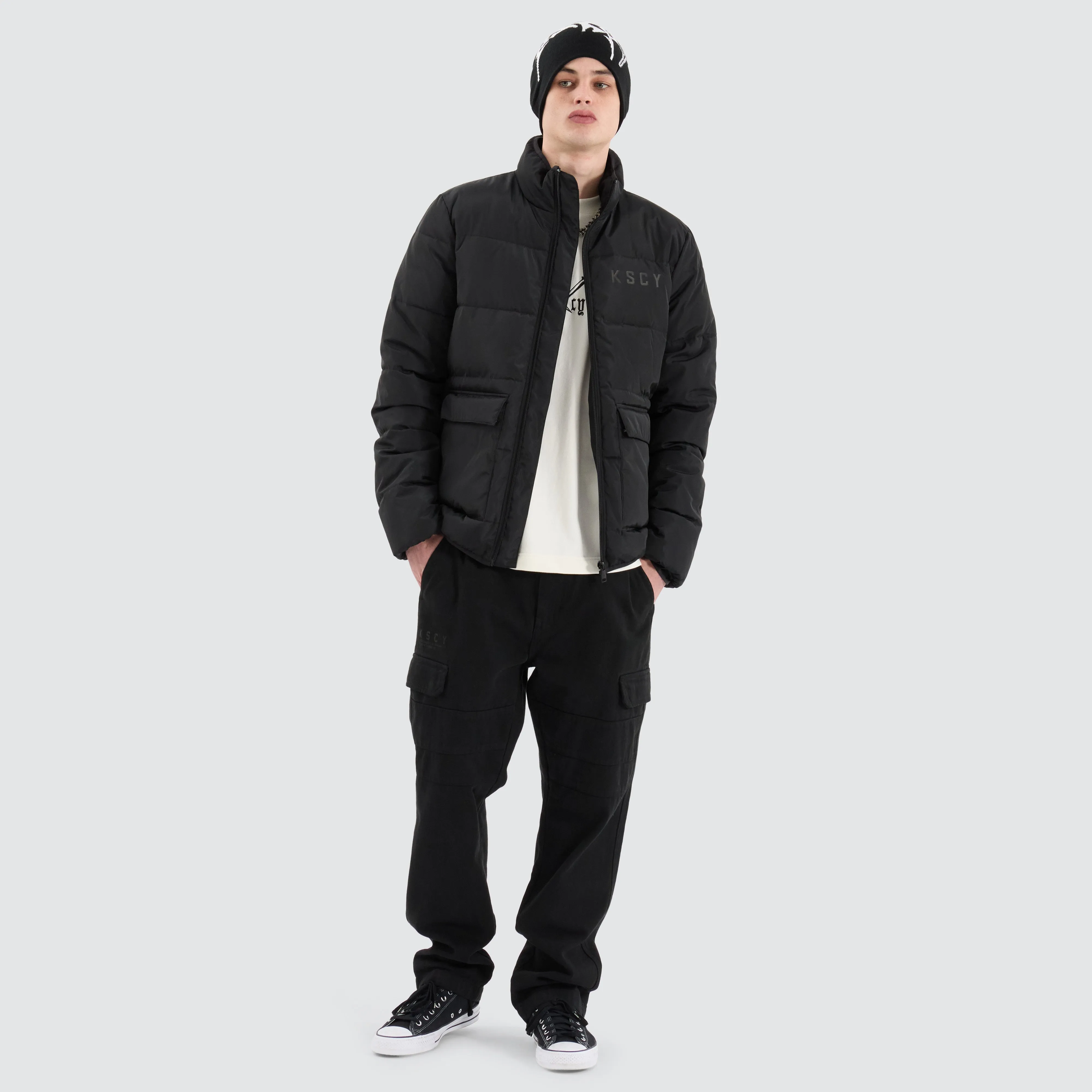 Solitary Puffer Jacket Jet Black sold by Neverland product image thumbnail 4