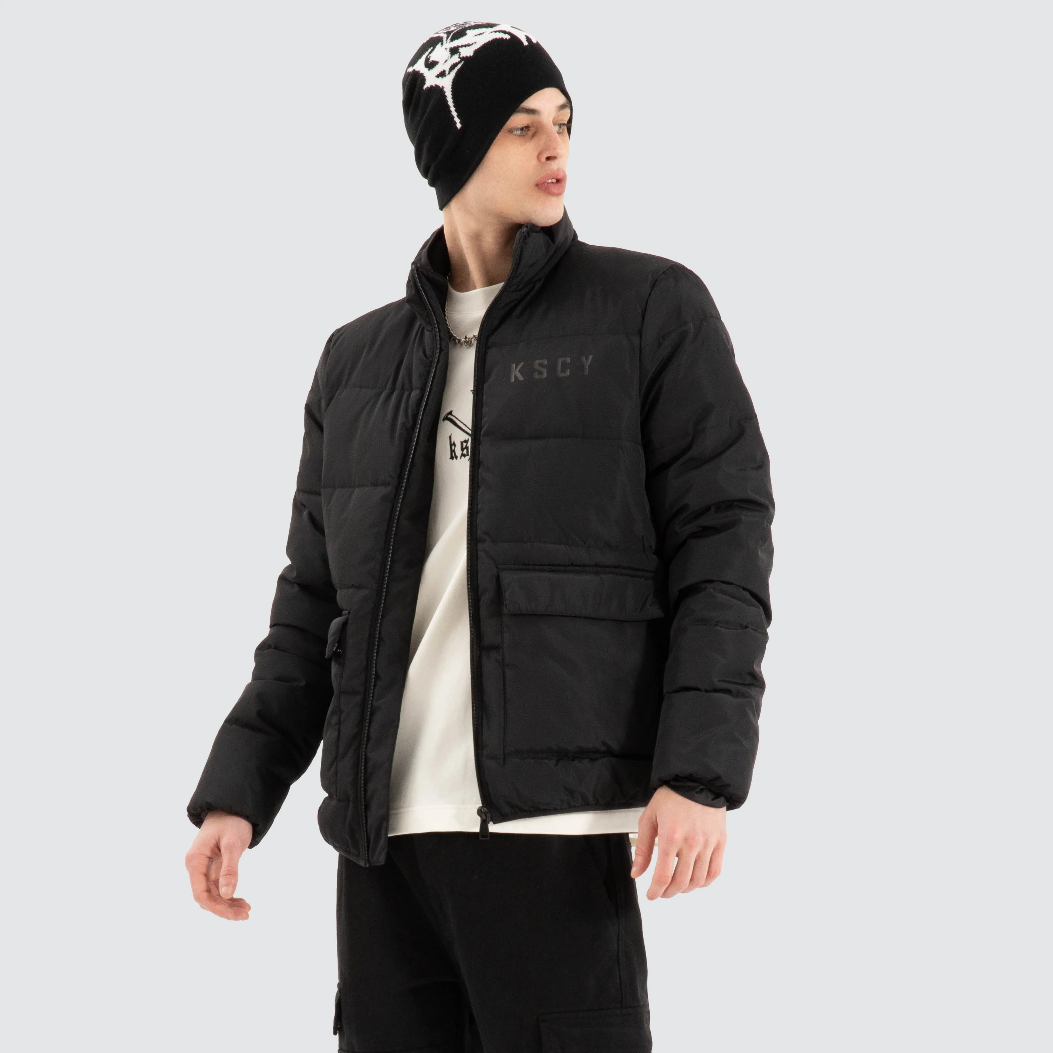 Solitary Puffer Jacket Jet Black sold by Neverland product image thumbnail 5