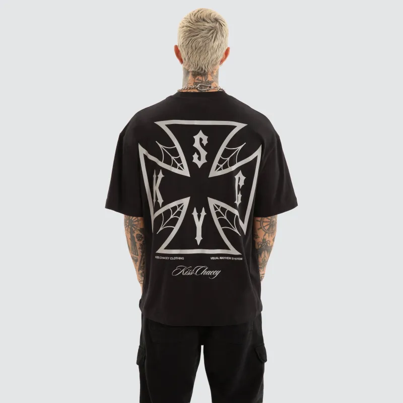 Exodus Street Tee Jet Black sold by Neverland