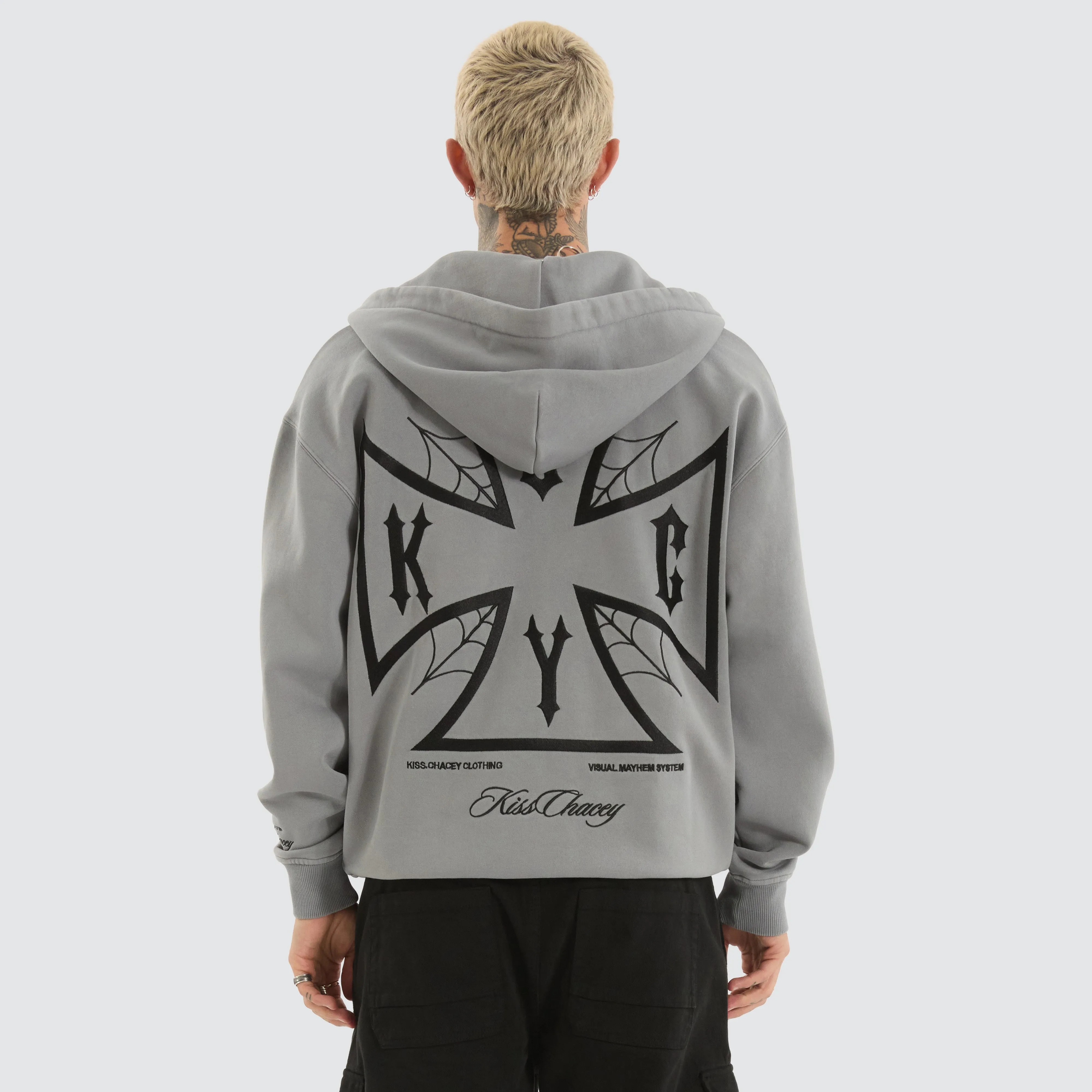 Nocturne Relaxed Zip Hoodie Pigment Ultimate Grey sold by Neverland