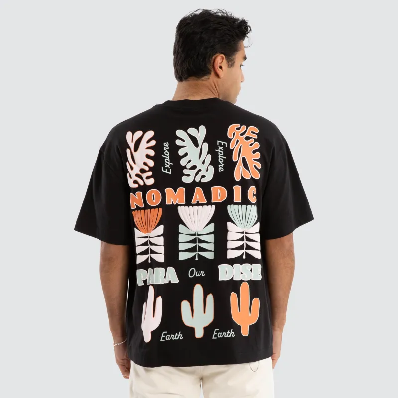 Trail Street Tee Jet Black sold by Neverland