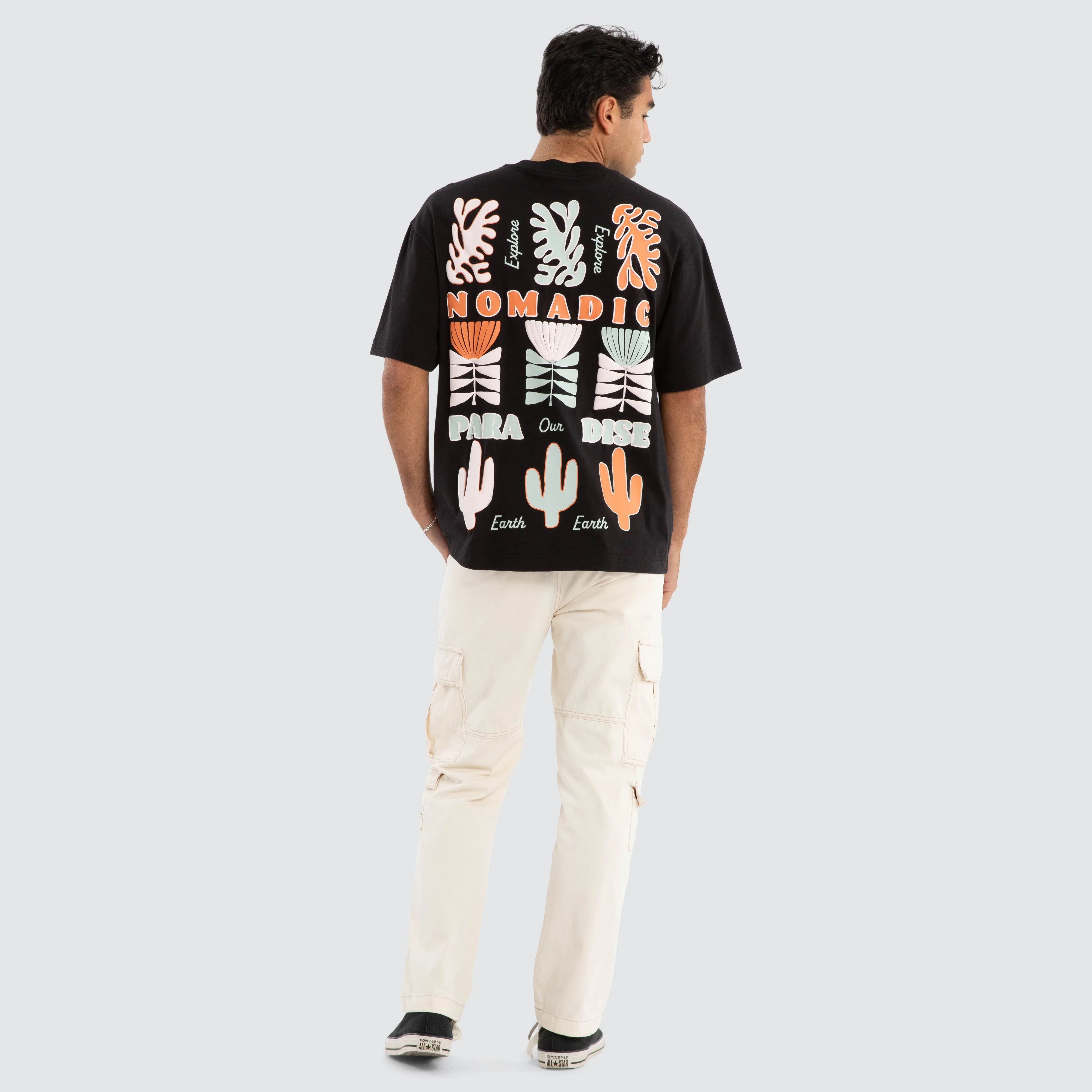 Trail Street Tee Jet Black sold by Neverland product image thumbnail 4