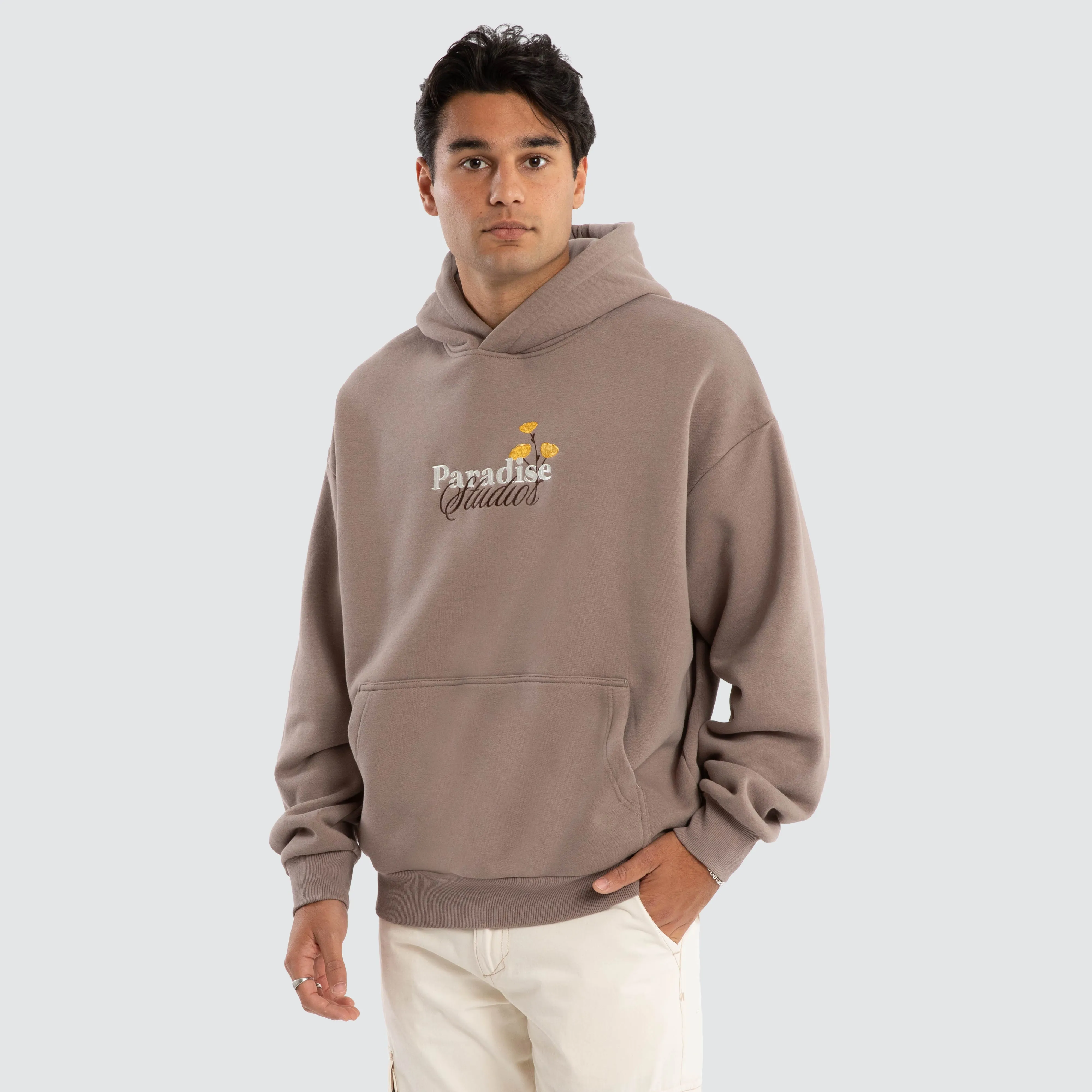 California Oversized Hoodie Brown sold by Neverland product image thumbnail 3