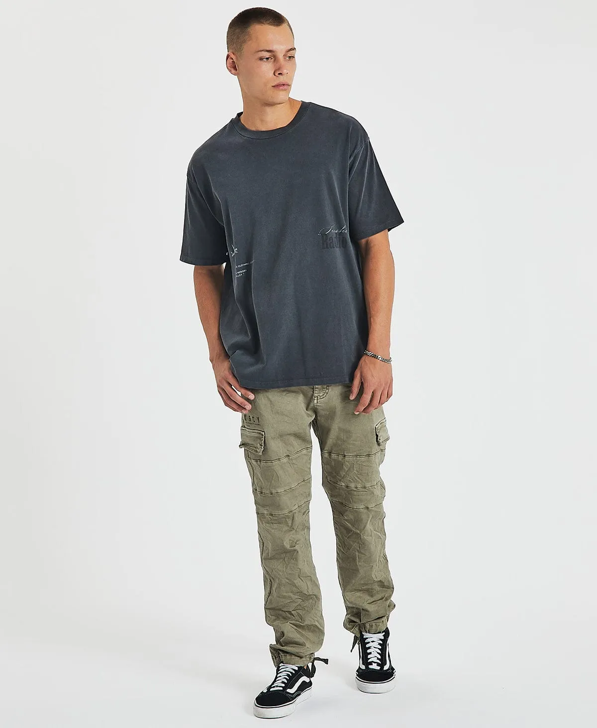 Metamorphic Box Fit T-Shirt Pigment Asphalt Grey sold by Neverland product image thumbnail 5