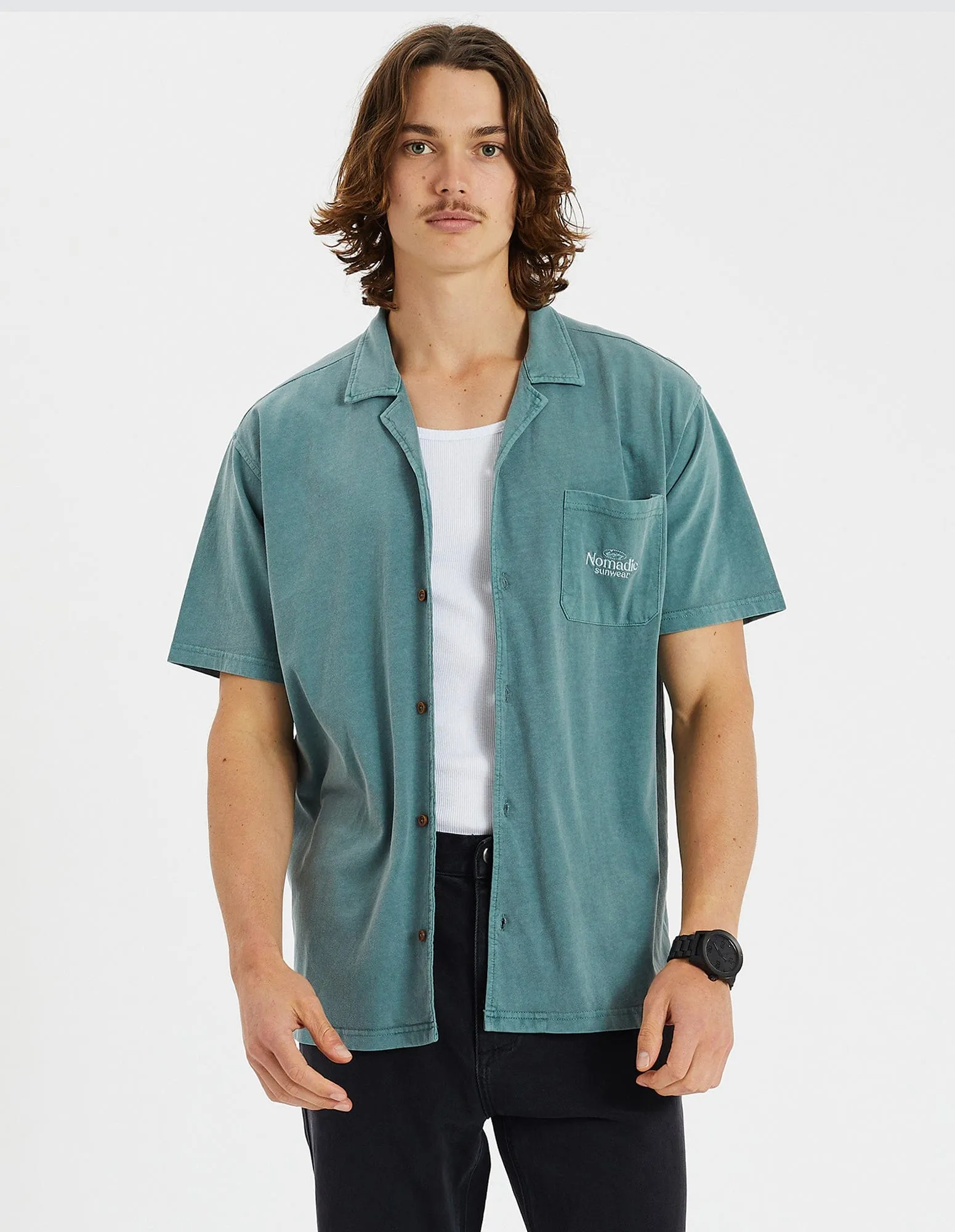 Infamous Shirt Pigment Stormy Sea sold by Neverland product image thumbnail 4