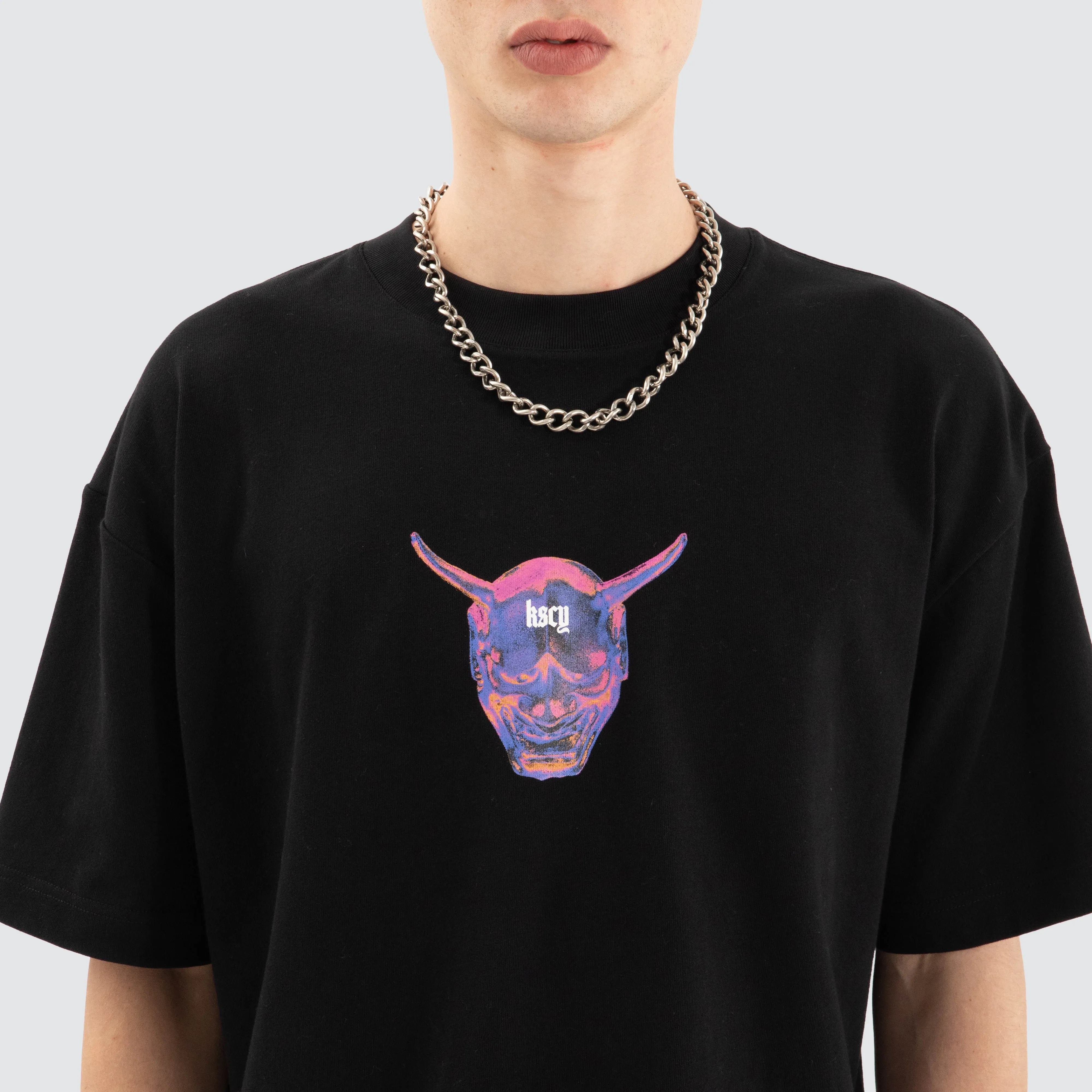 Mask Street Tee Jet Black sold by Neverland product image thumbnail 2