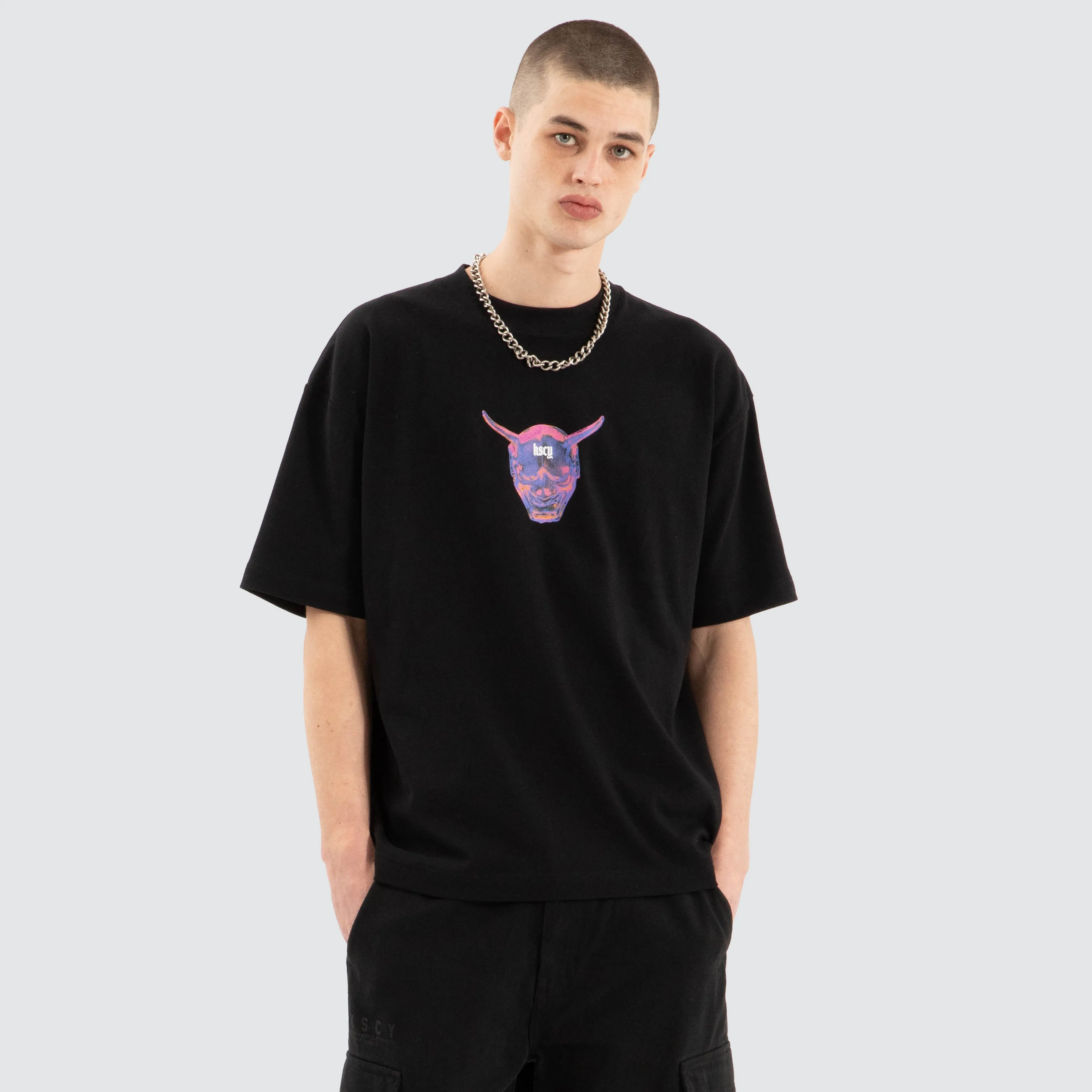 Mask Street Tee Jet Black sold by Neverland product image thumbnail 3