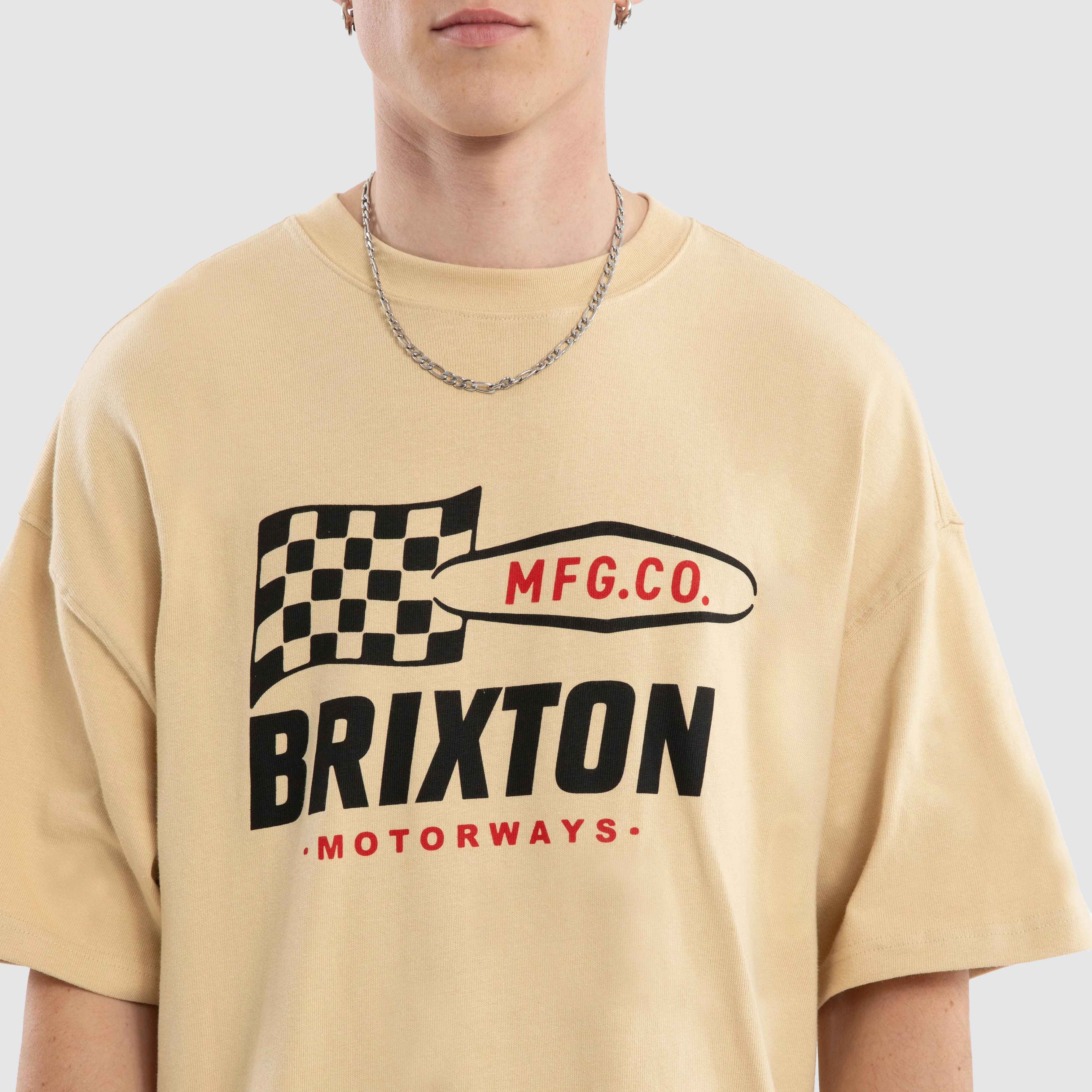 Motorway Heavyweight Tee Cream sold by Neverland product image thumbnail 3