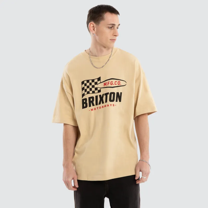 Motorway Heavyweight Tee Cream sold by Neverland