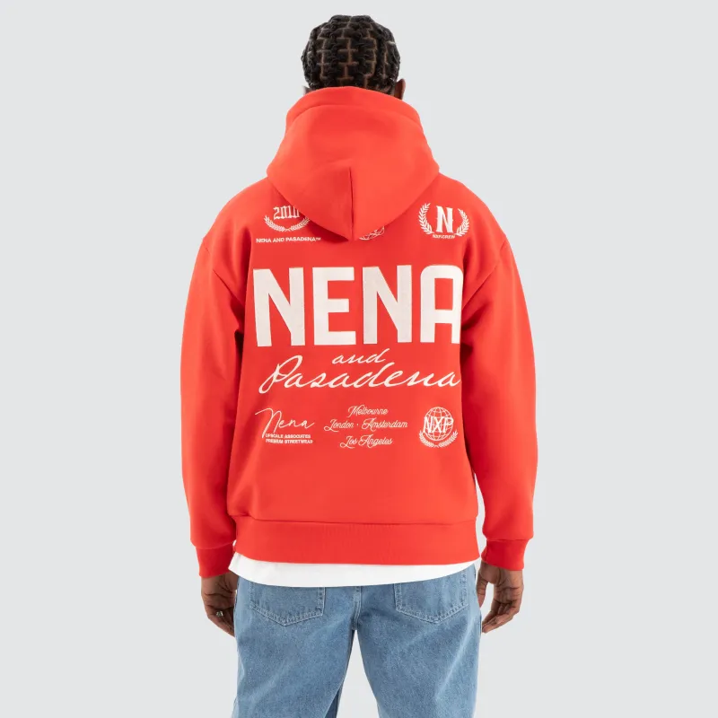 United Relaxed Hoodie Poppy Red sold by Neverland
